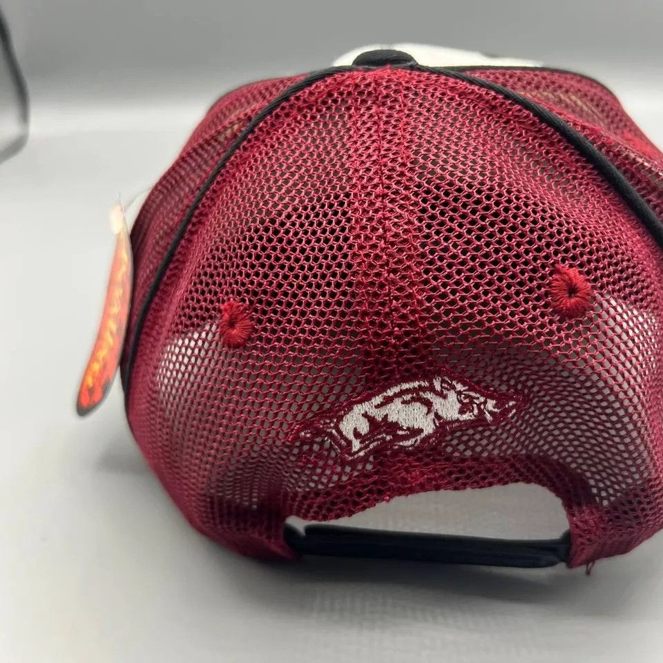 NCAA Arkansas Razorbacks Trucker Hat Men Homecoming Snap Back Cap Size ONE SIZE - 4 Thumbnail