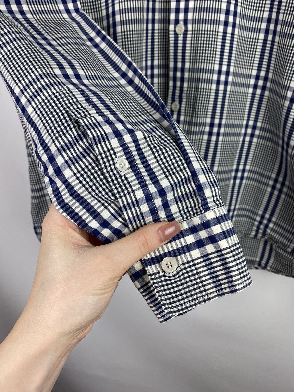 Wood Wood Wood Wood men’s checked long sleeve button up shirt size XL Size US XL / EU 56 / 4 - 10 Thumbnail