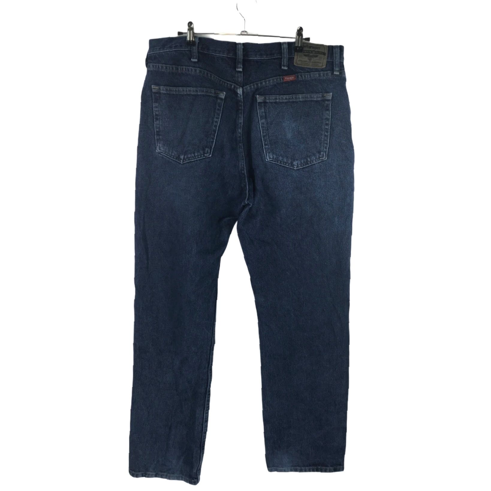 Wrangler Wrangler Mens High Rise Regular Fit Denim Jeans 36x32 Blue Tapered 5-Pocket Size US 36 / EU 52 - 2 Thumbnail