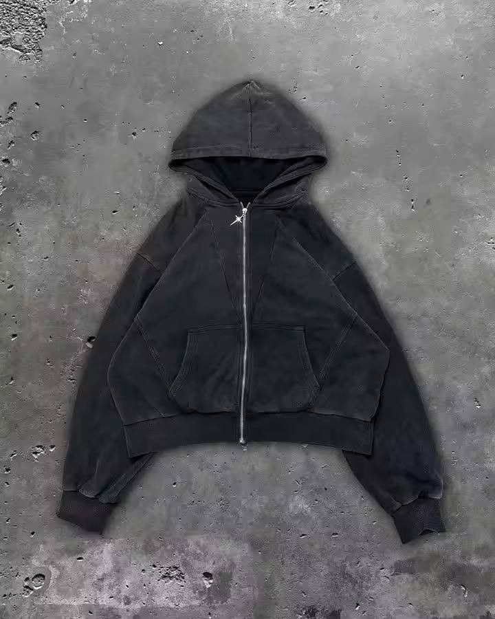 Japanese Brand × Vintage Vintage zippered sweatshirt Size US L / EU 52-54 / 3 - 3 Thumbnail