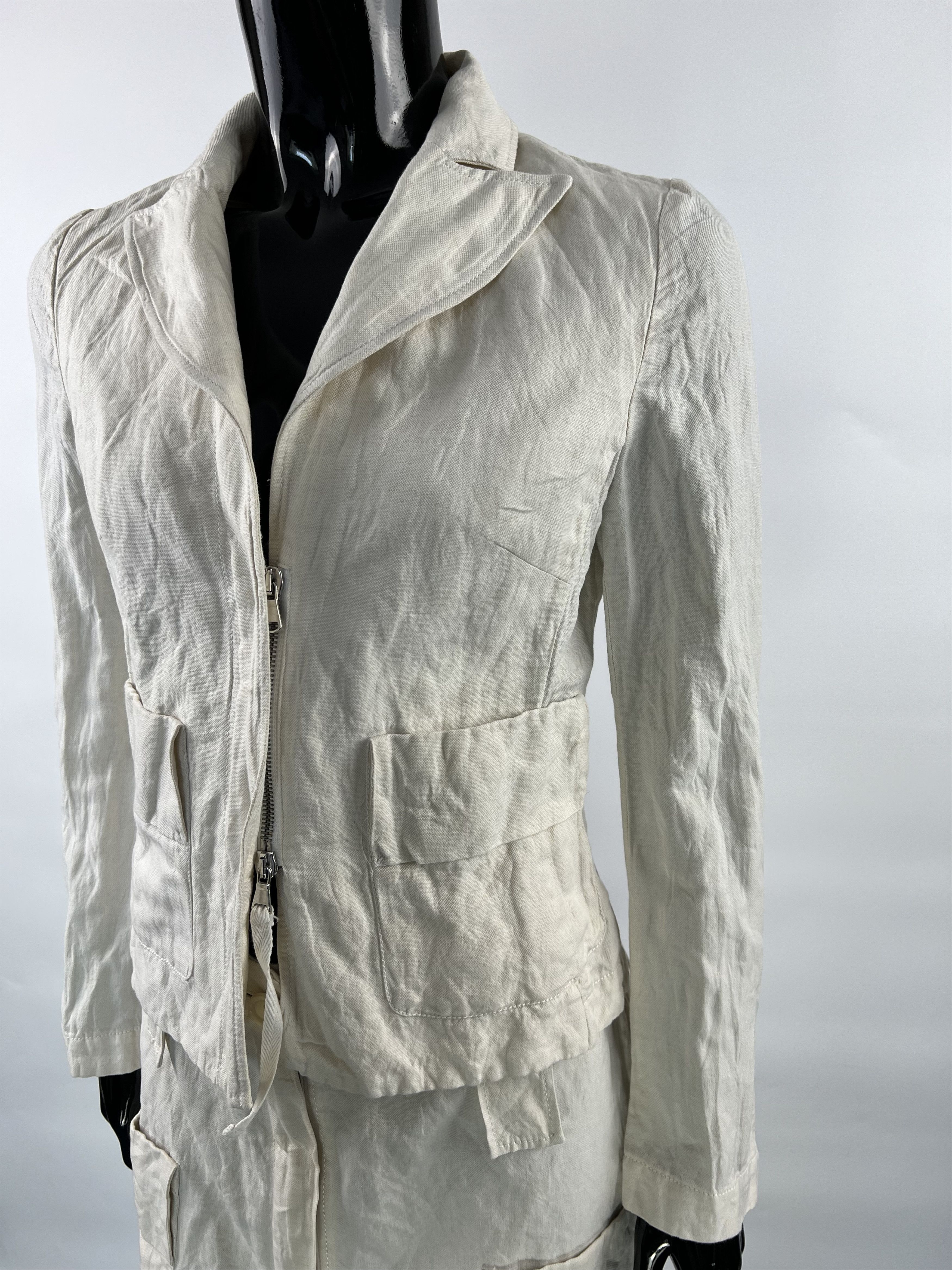 Other Carla G. Rare Cotton Linen Skirt Suit Size IT 40/42 US 6/8 Size S / US 4 / IT 40 - 4 Thumbnail