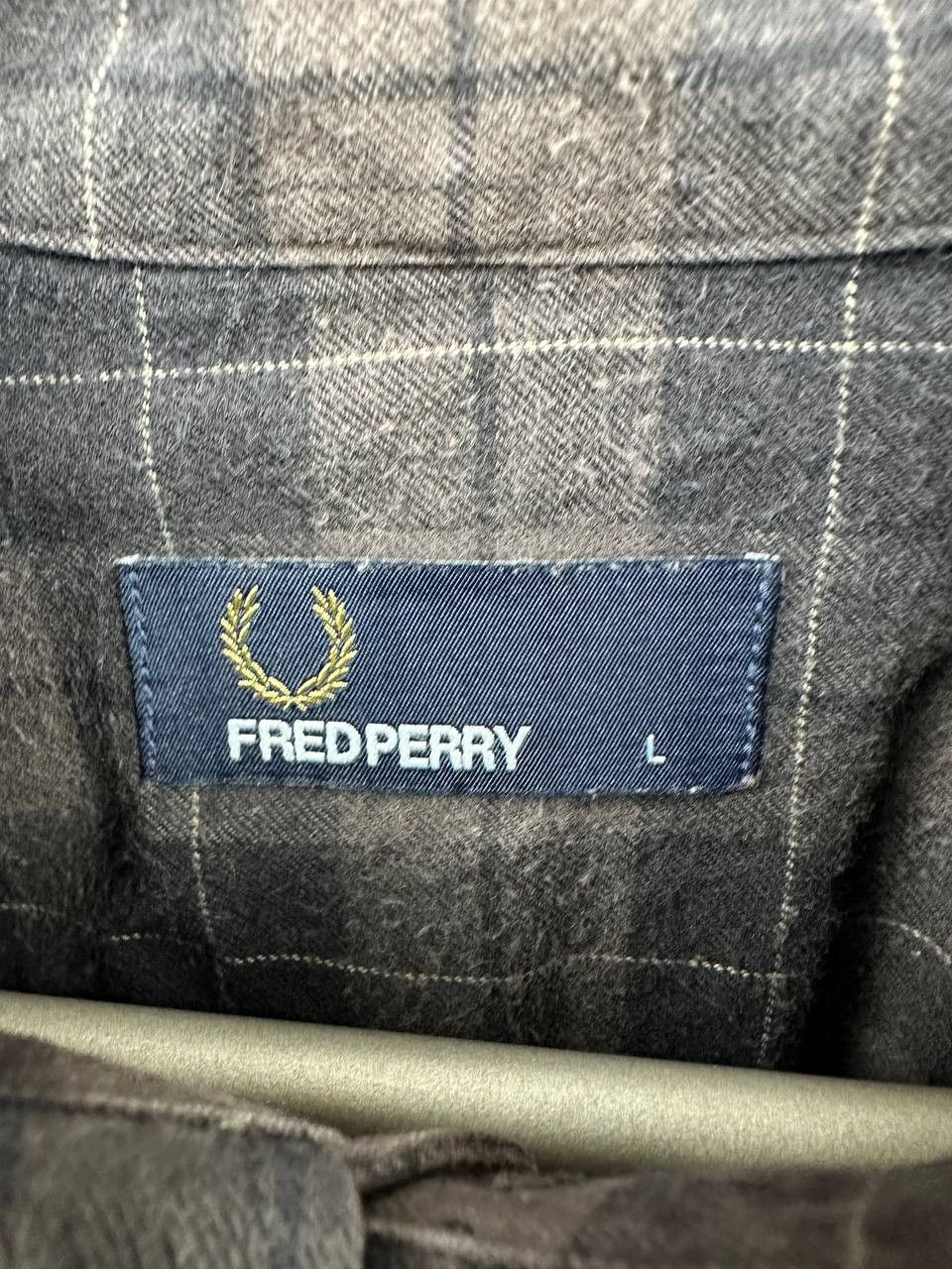 Fred Perry Fred Perry Plaid Shirt Button Up Vintage Check Brown LS Size US L / EU 52-54 / 3 - 16 Thumbnail