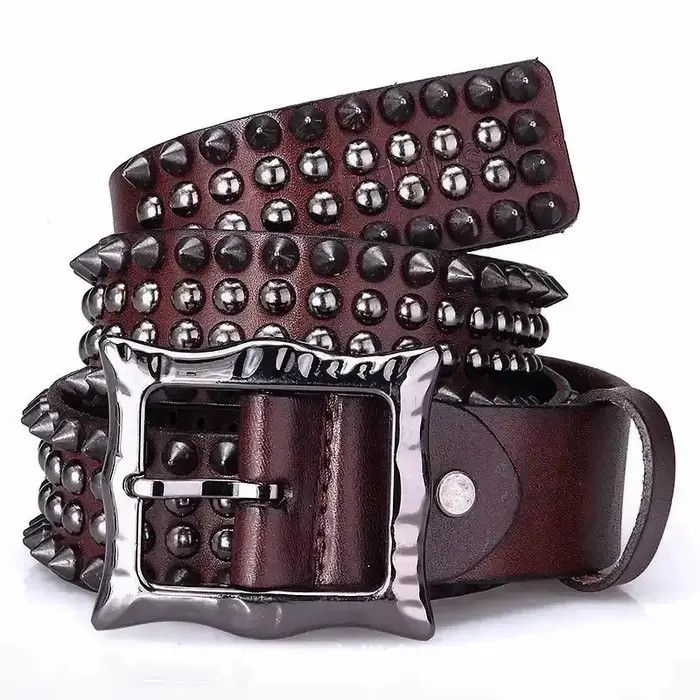 Japanese Brand × Jewelry Luxury Waist Retro Spike Rivet Studded Belt Size ONE SIZE - 2 Thumbnail