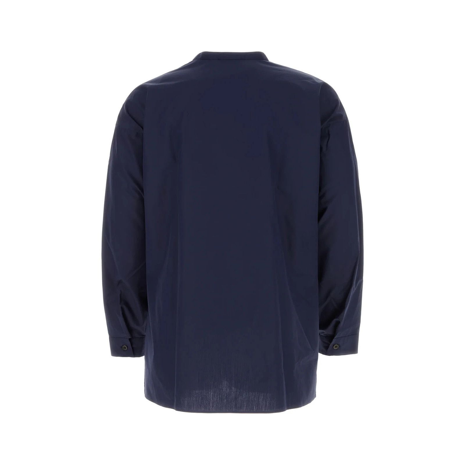 Prada PRADA Navy Blue Poplin Oversize Shirt New & Authentic (Men's Size US M / EU 48-50 / 2 - 2 Thumbnail