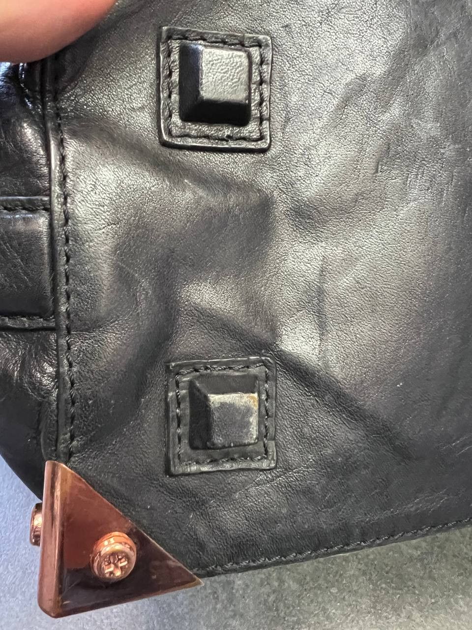 Alexander Wang Alexander Wang Lambskin Black Rocco Handbag Size ONE SIZE - 11 Thumbnail