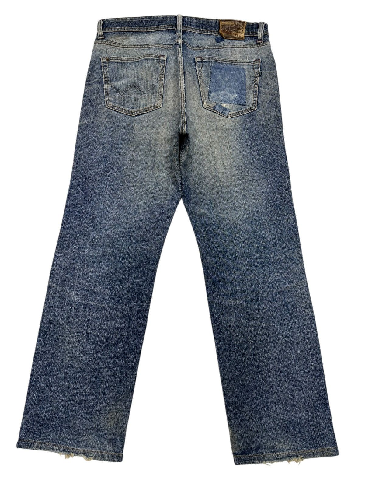 Kapital EDWIN PATCHWORK DISTRESSED DENIM JEANS LOOSE FIT Size US 36 / EU 52 - 8 Thumbnail