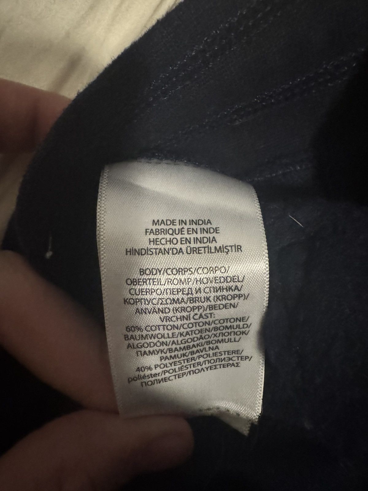 Polo Ralph Lauren Dark Blue Ralph Lauren Sweat Pants STAIN ON LEFT THIGH Size US 32 / EU 48 - 6 Thumbnail