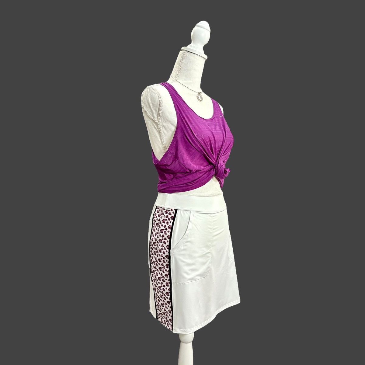 Other Belyn Key Women’s Mia Panel Floral Print Athletic Skort Sz M Size 33" - 8 Thumbnail