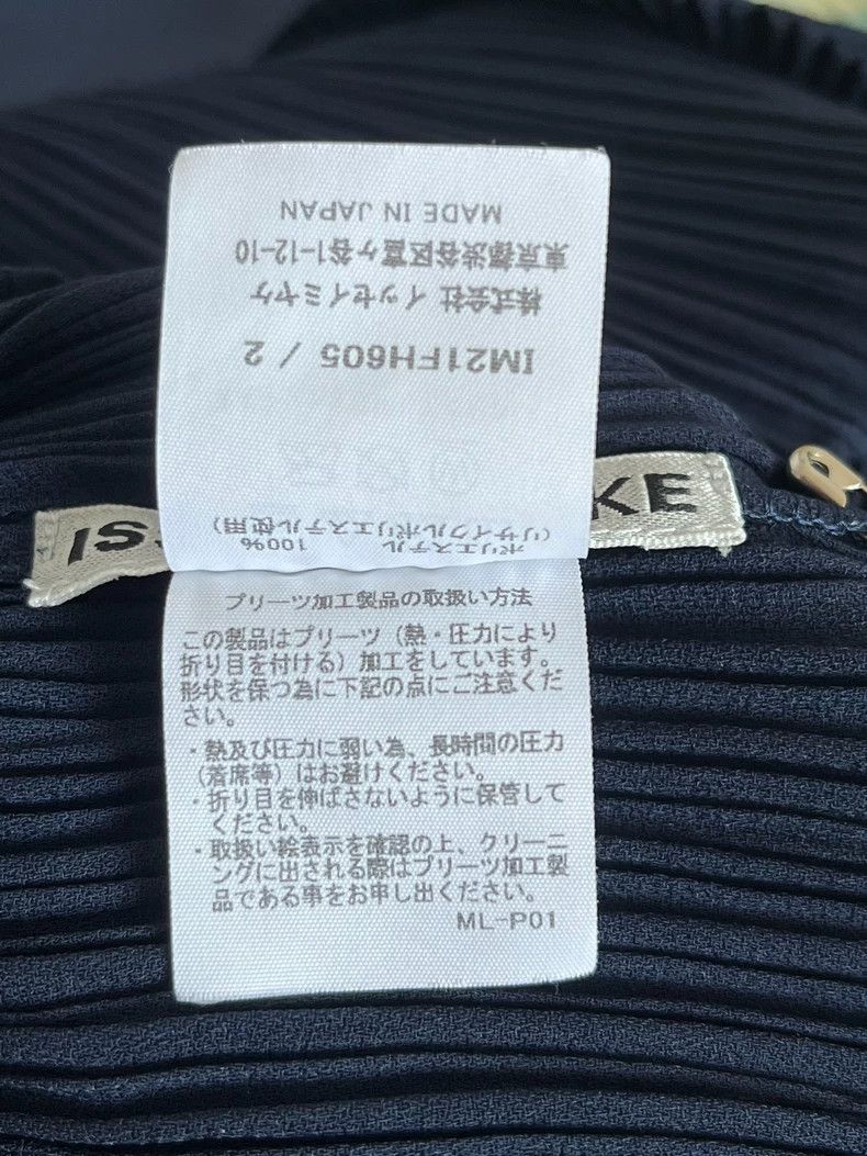 Issey Miyake Issey Miyake size:2 Blue toothpick pleated dress Size S / US 4 / IT 40 - 4 Thumbnail
