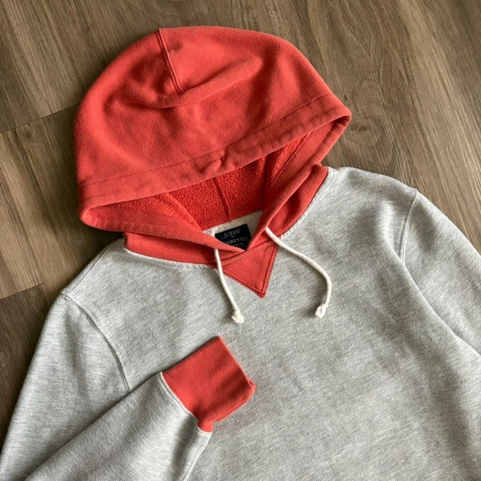 J.Crew J Crew Authentic Fleece Two Toned Hoodie Men's Size XS 100% Size US XS / EU 42 / 0 - 1 Thumbnail