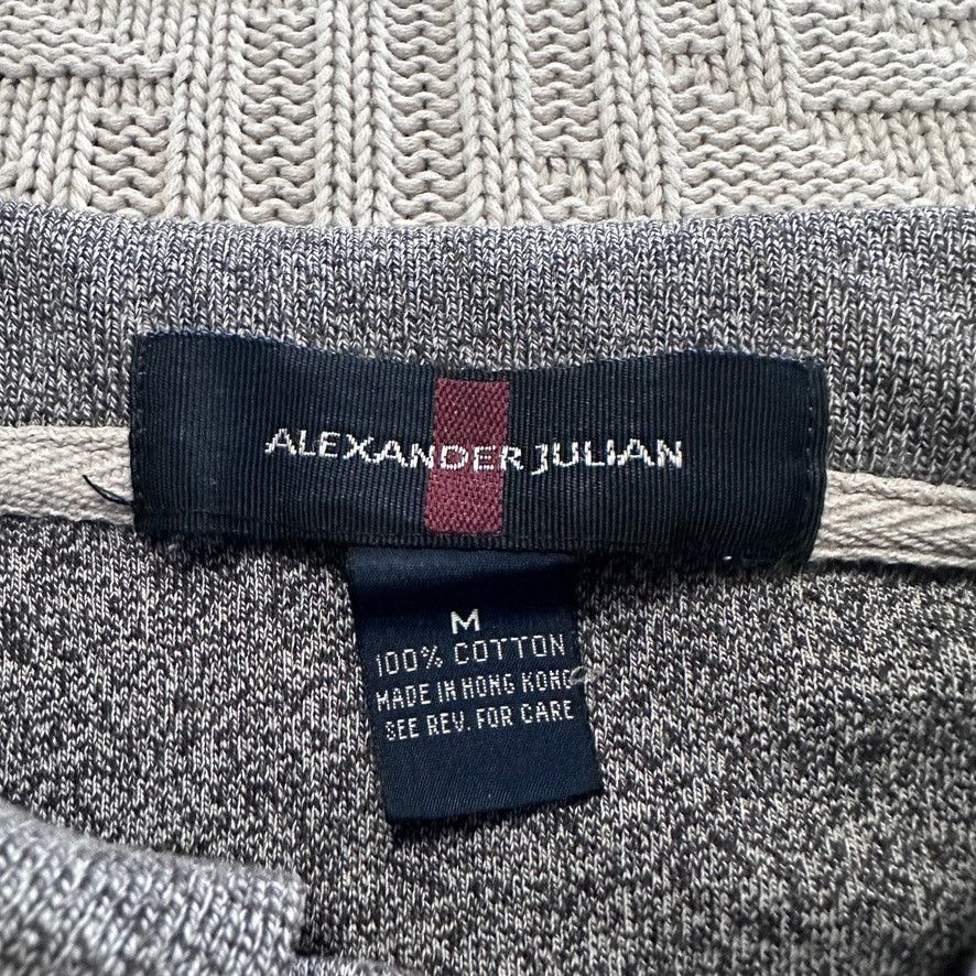 Alexander Julian Alexander Julian gray long sleeve polo size M Size US M / EU 48-50 / 2 - 4 Thumbnail