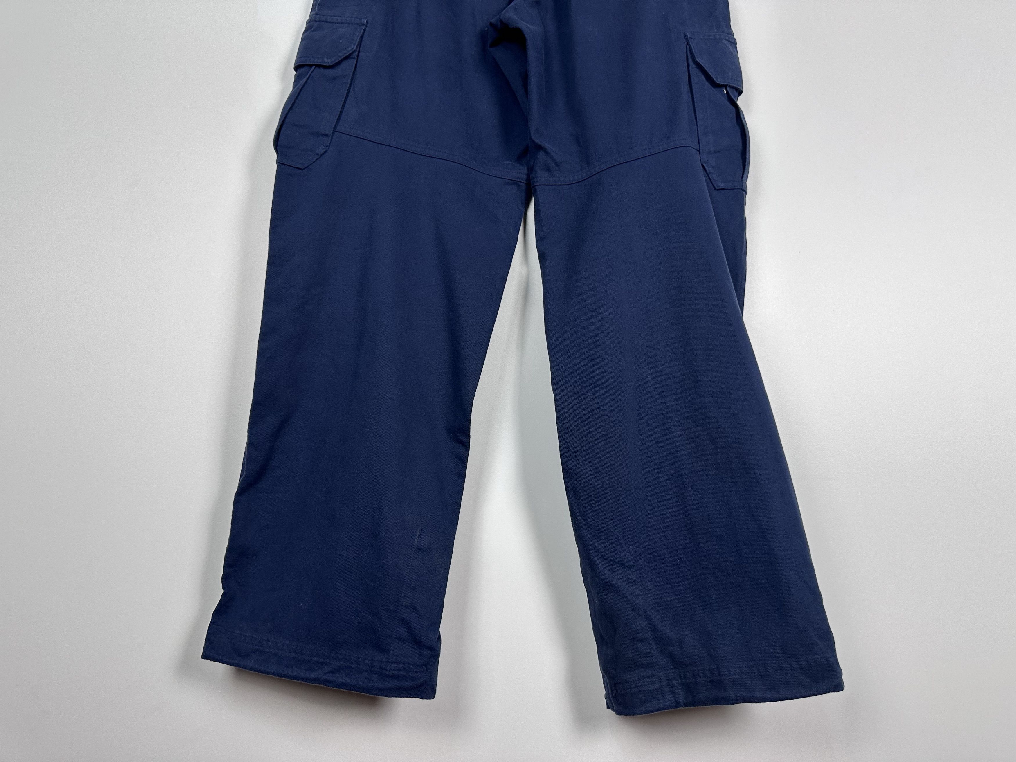 Nike × Vintage Vintage Nike Cargo Pants Cotton Womens Size M Y2K Blue Size 32" / US 10 / IT 46 - 7 Thumbnail