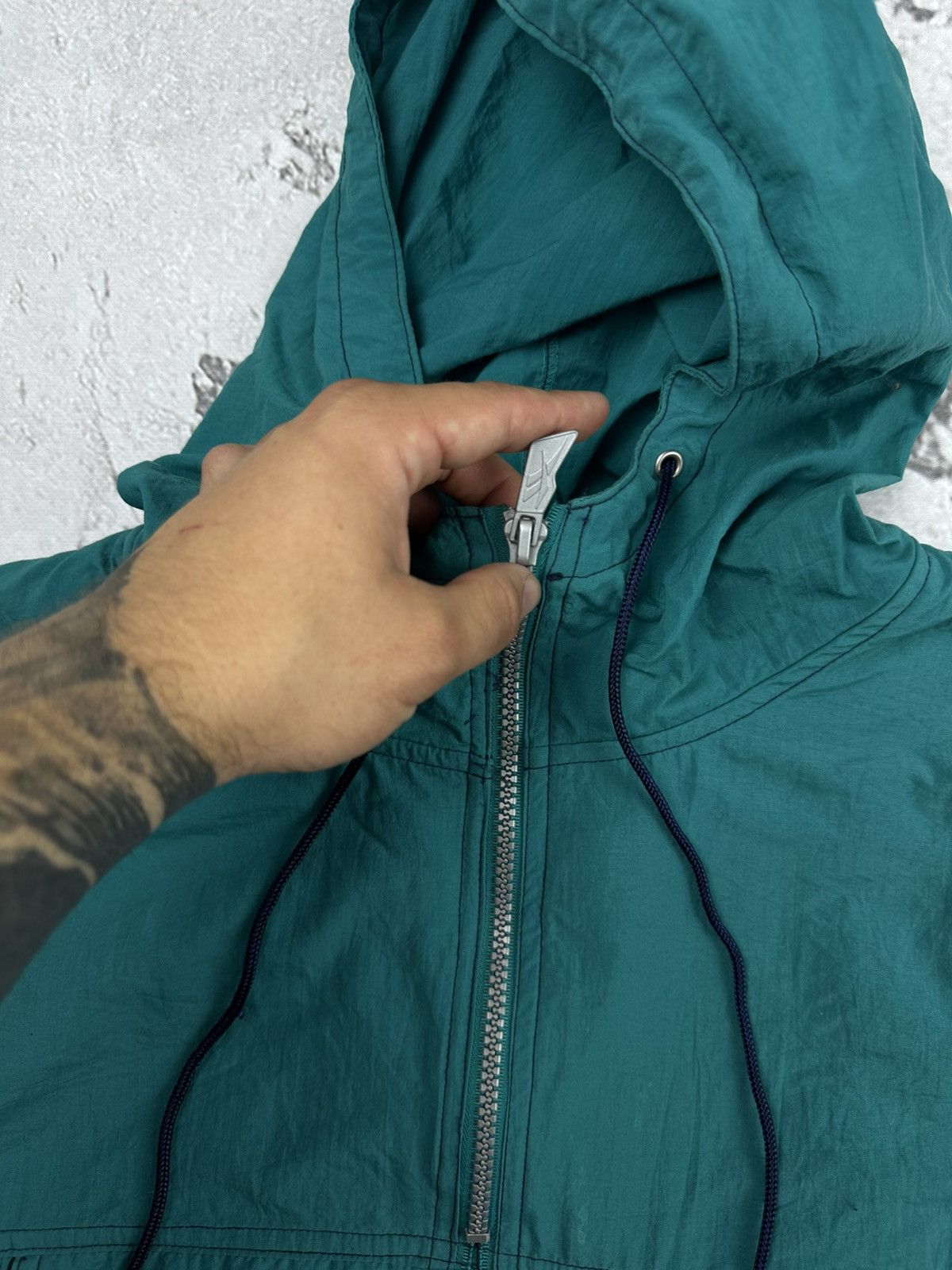 Reebok Vintage 90s Reebok Anorak Jacket Retro Y2K Size US L / EU 52-54 / 3 - 6 Thumbnail