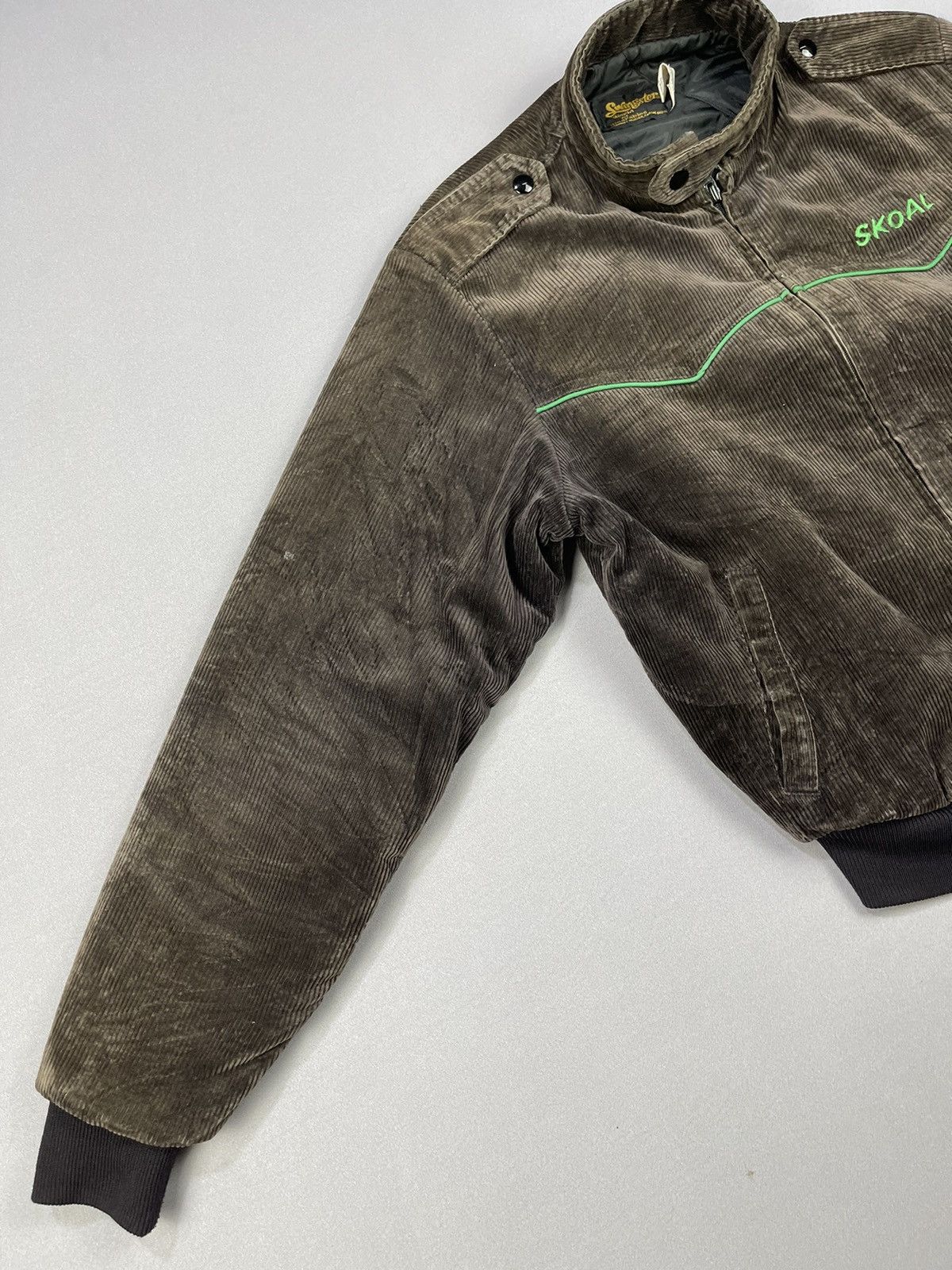 Vintage Vintage 80s Swingster SKOAL BANDIT Racing Corduroy Jacket Size US S / EU 44-46 / 1 - 6 Thumbnail