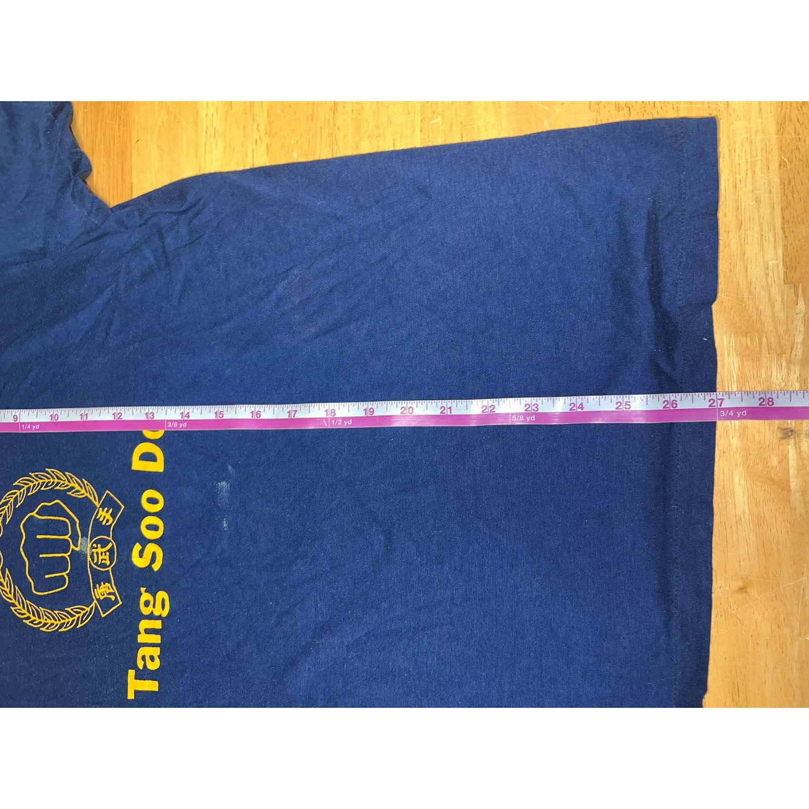 Hanes Vintage Tang Soo Do Shirt Khalids Karate Blue 80s Tee M Size US M / EU 48-50 / 2 - 8 Thumbnail