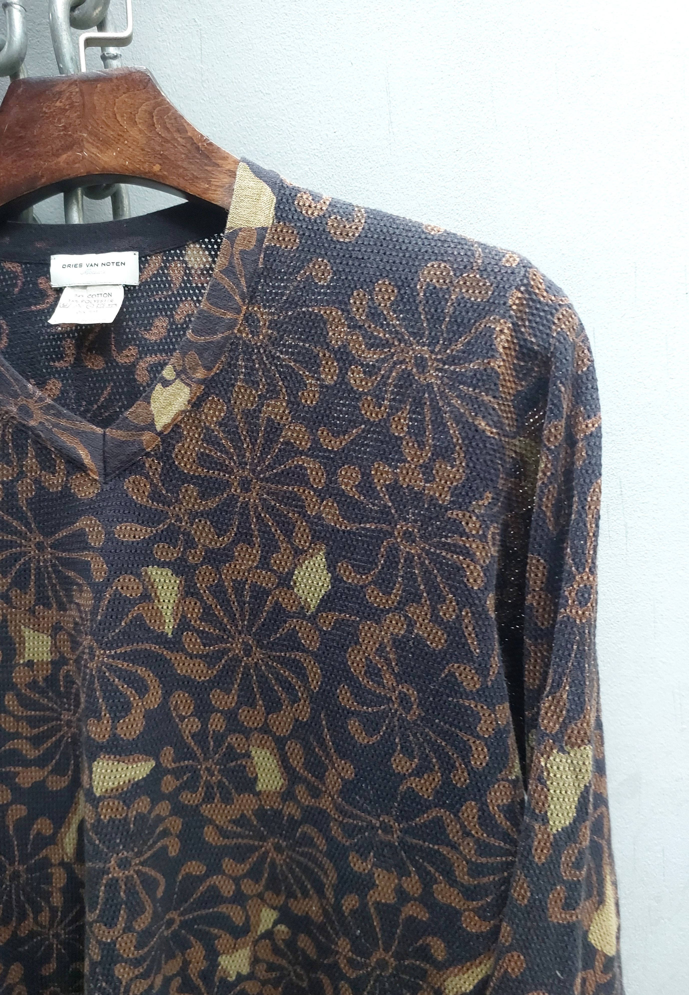 Dries Van Noten Dries Van Noten Floral Batik Cotton Size US M / EU 48-50 / 2 - 2 Thumbnail