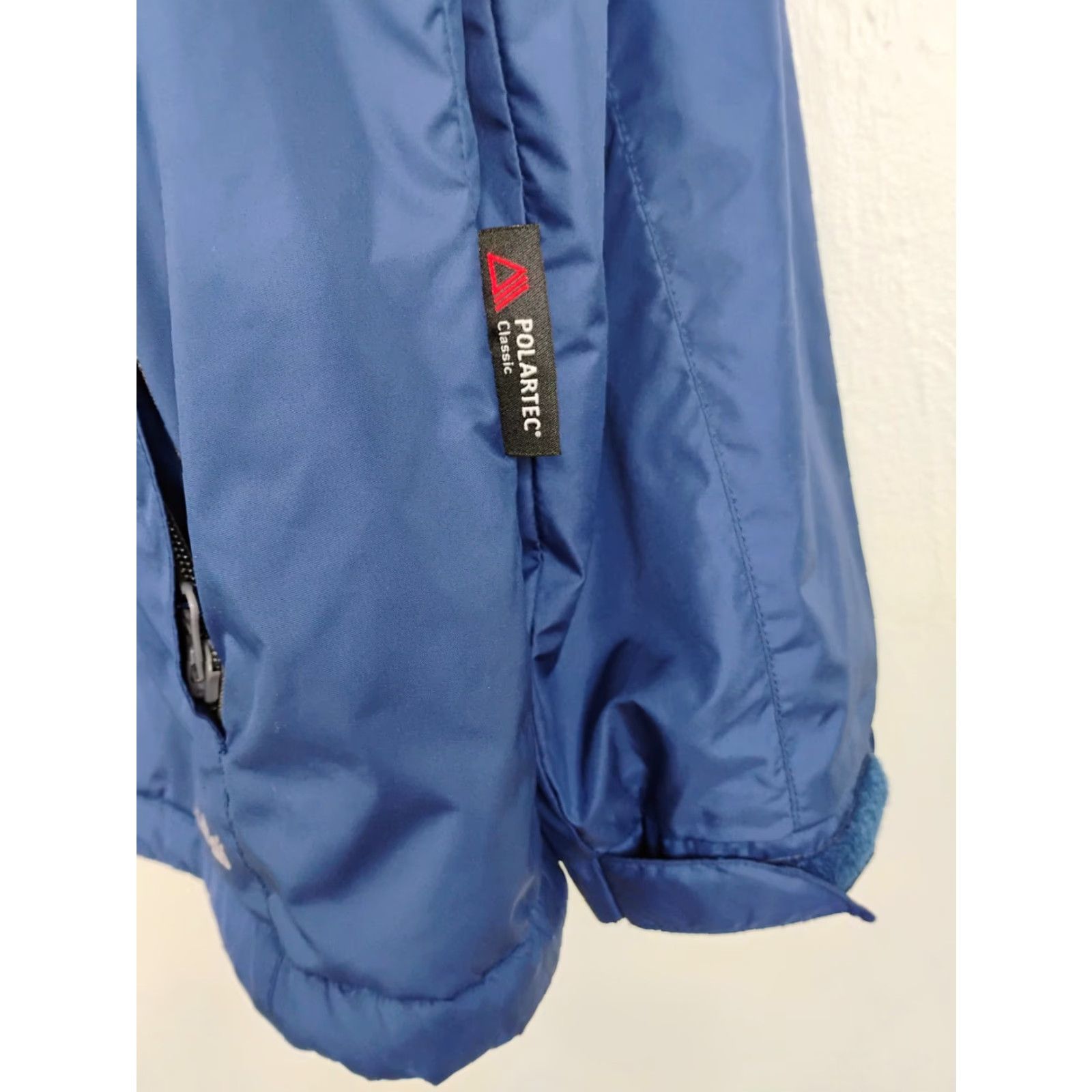 Vintage Cabela's Windbreaker Jacket Lined Windbreaker Jacket Polartec Full Zip Blue Mens Large Tall Size US L / EU 52-54 / 3 - 4 Thumbnail
