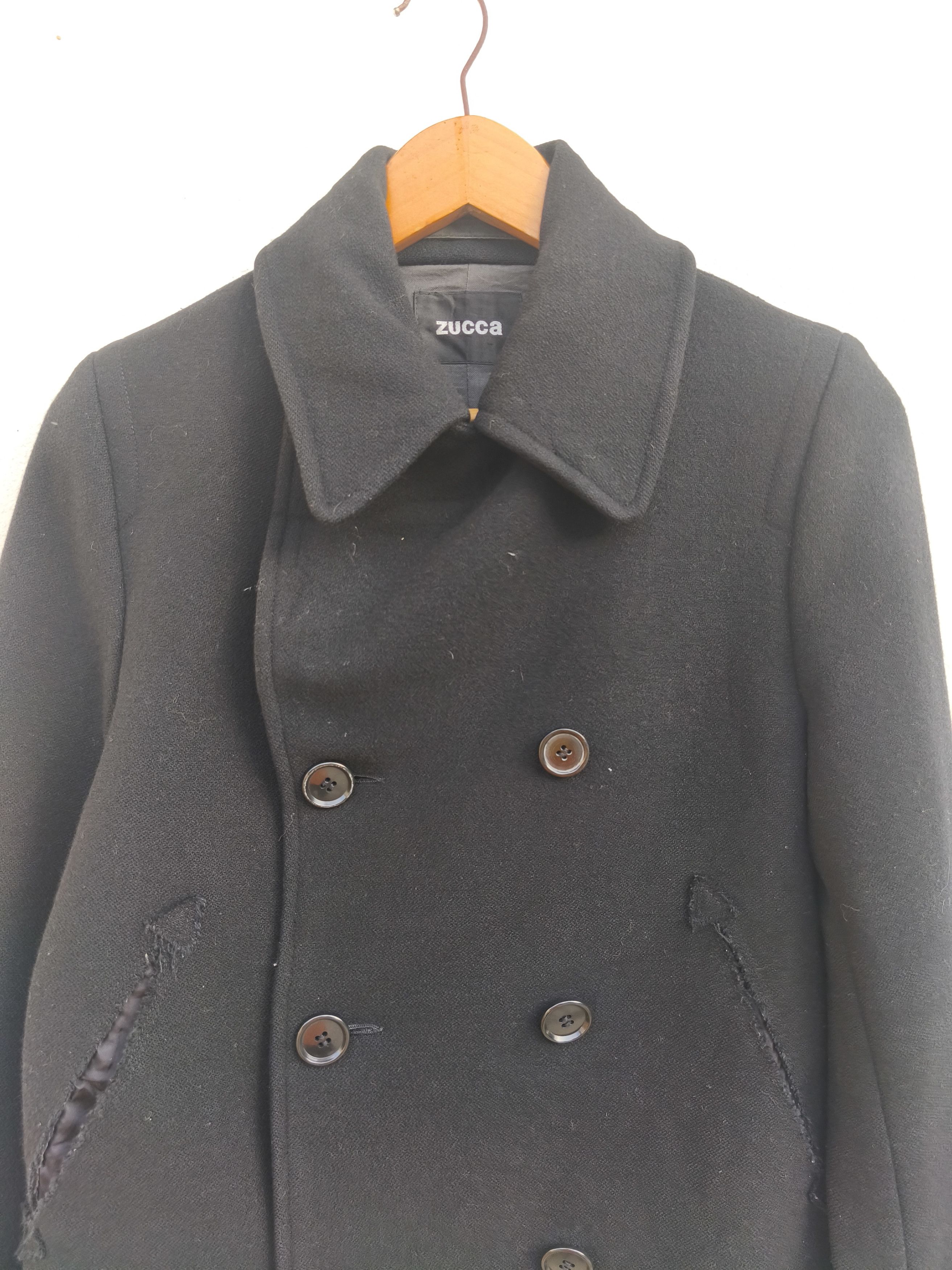Zucca Zucca peacoat wool coat Cabane de Zucca by Issey Miyake Size US S / EU 44-46 / 1 - 4 Thumbnail