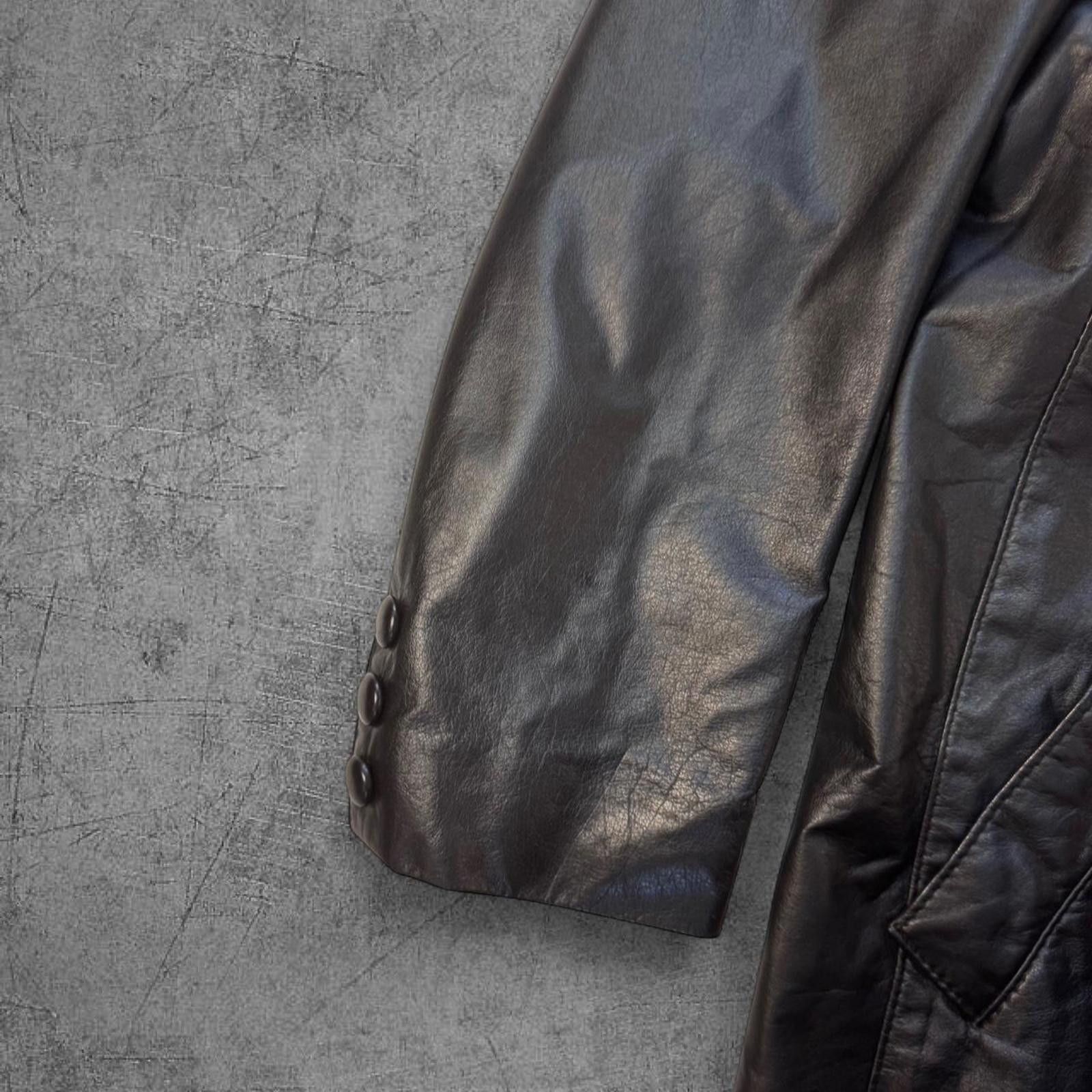 Vintage 1980s The Leather Ranch Leather Trench Coat Size US L / EU 52-54 / 3 - 4 Thumbnail