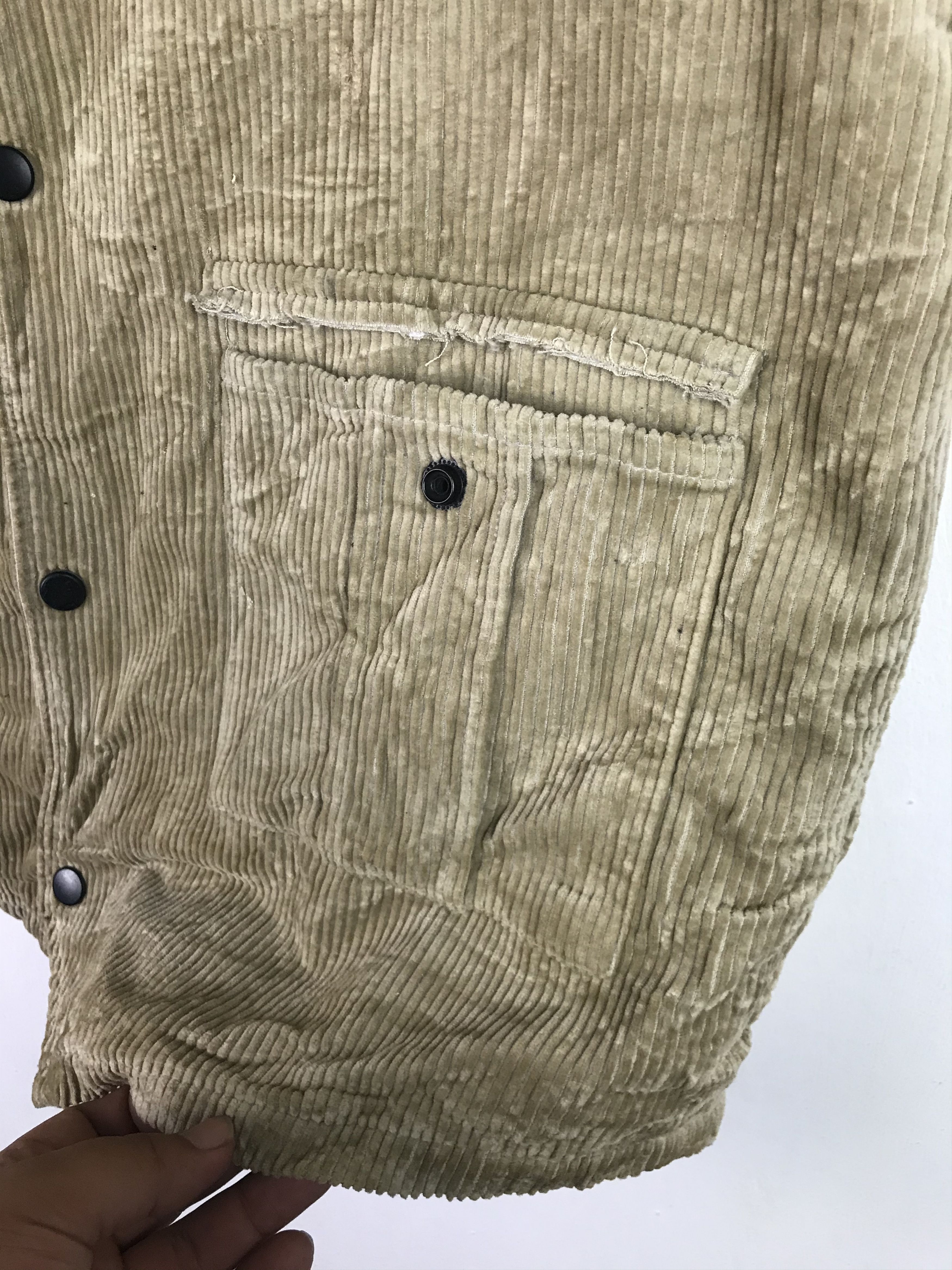 If Six Was Nine × Japanese Brand 🔥Very Rare🔥Custom Mohair Corduroy Vest Punk Design Size US L / EU 52-54 / 3 - 7 Thumbnail