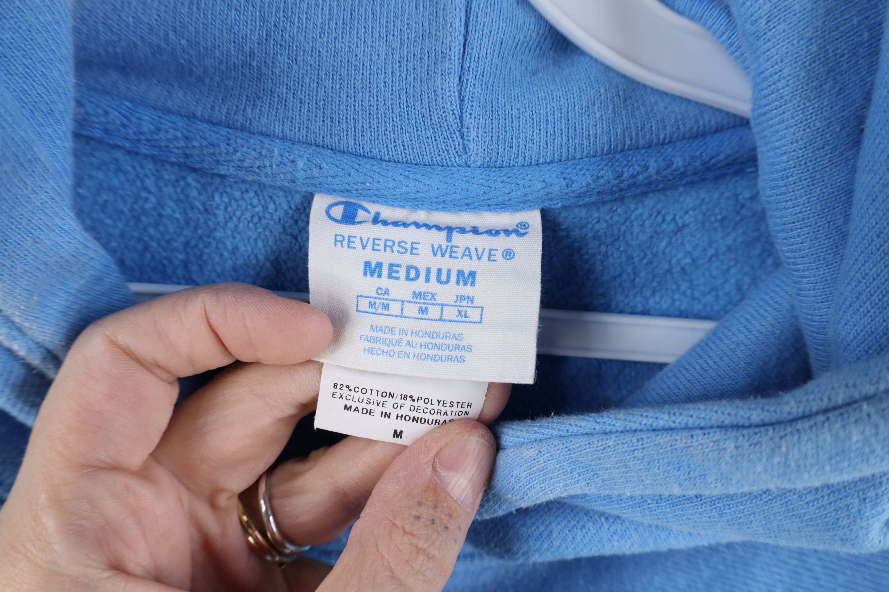 Champion × Vintage Champion Reverse Weave Spell Out Hoodie Sweatshirt Size US M / EU 48-50 / 2 - 11 Thumbnail