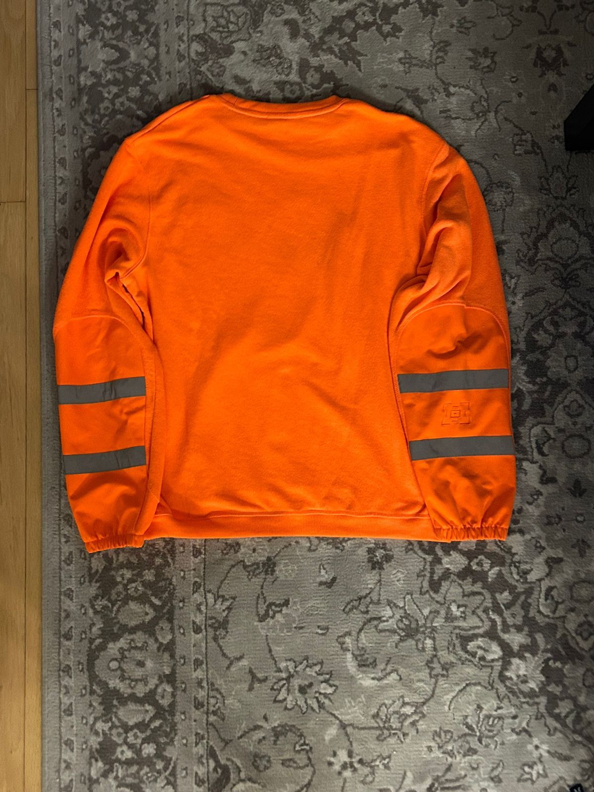 Les Benjamins Les Benjamins Neon Orange Sweater w/ reflective sleeves Size US S / EU 44-46 / 1 - 3 Thumbnail