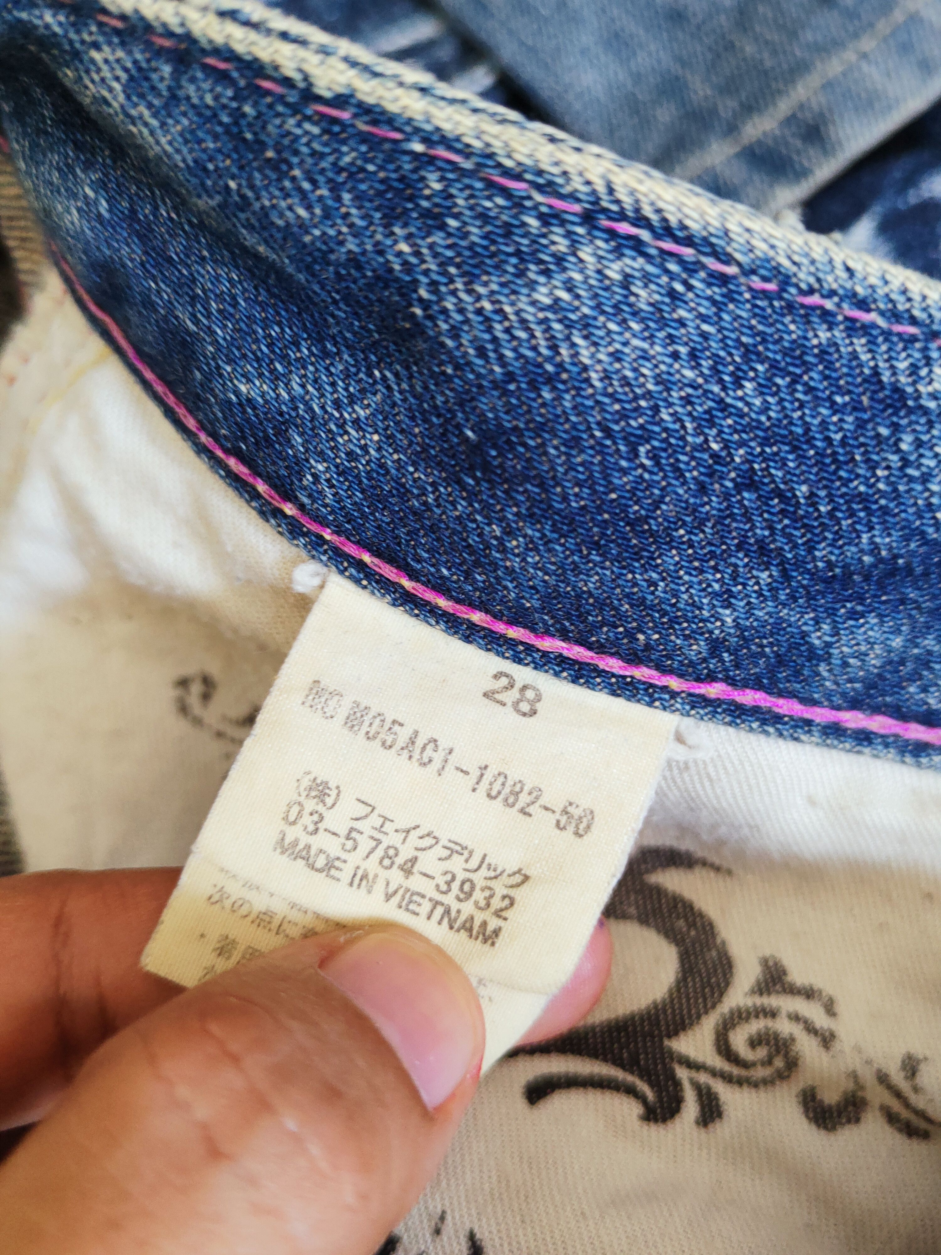 Japanese Brand Moussy Blue Distressed Ripped Jeans #W657 Size 30" / US 8 / IT 44 - 16 Thumbnail