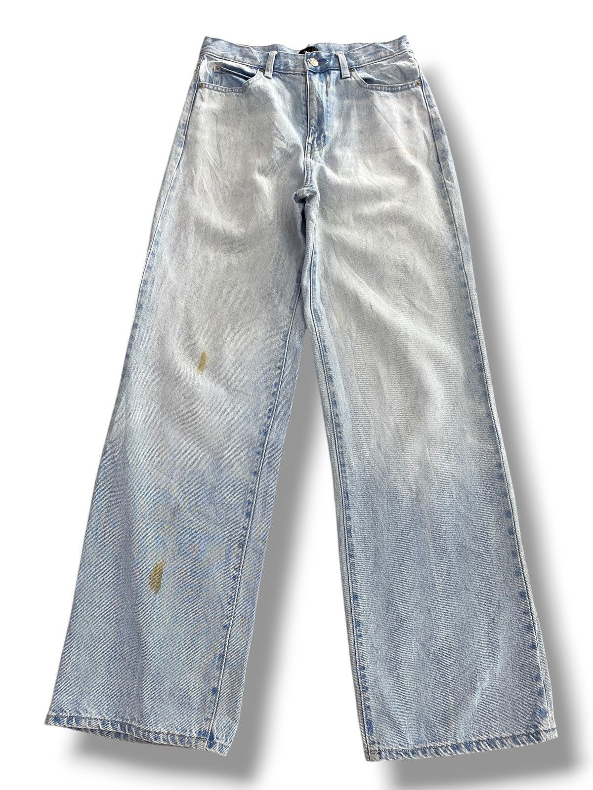 Uniqlo Uniqlo Brand Blue Faded Wash Style Loose Jeans Size US 27 - 1 Thumbnail