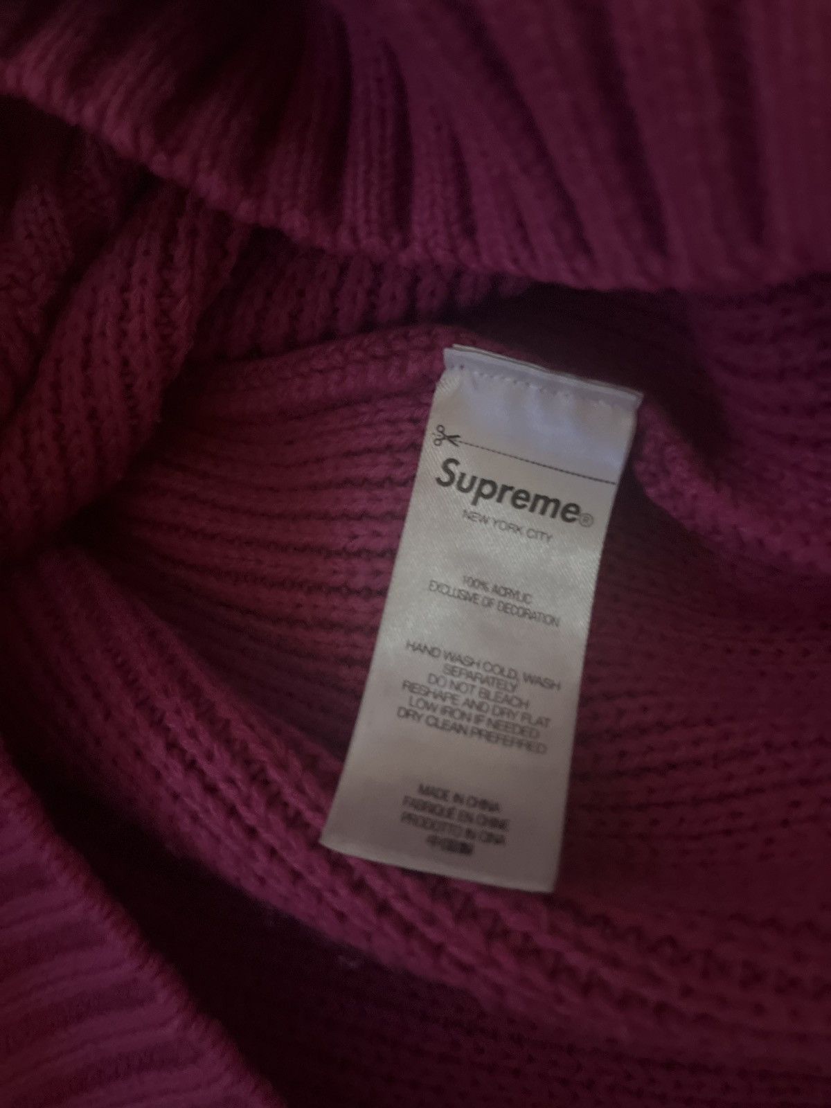Supreme Supreme Pink Knit Sweater Size US M / EU 48-50 / 2 - 4 Thumbnail