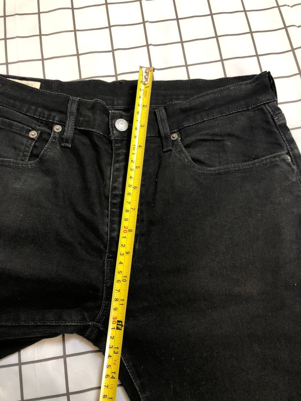 Levi's Mens LEVI STRAUSS 512 Black Stretch Denim Big E Jeans Size US 34 / EU 50 - 8 Thumbnail