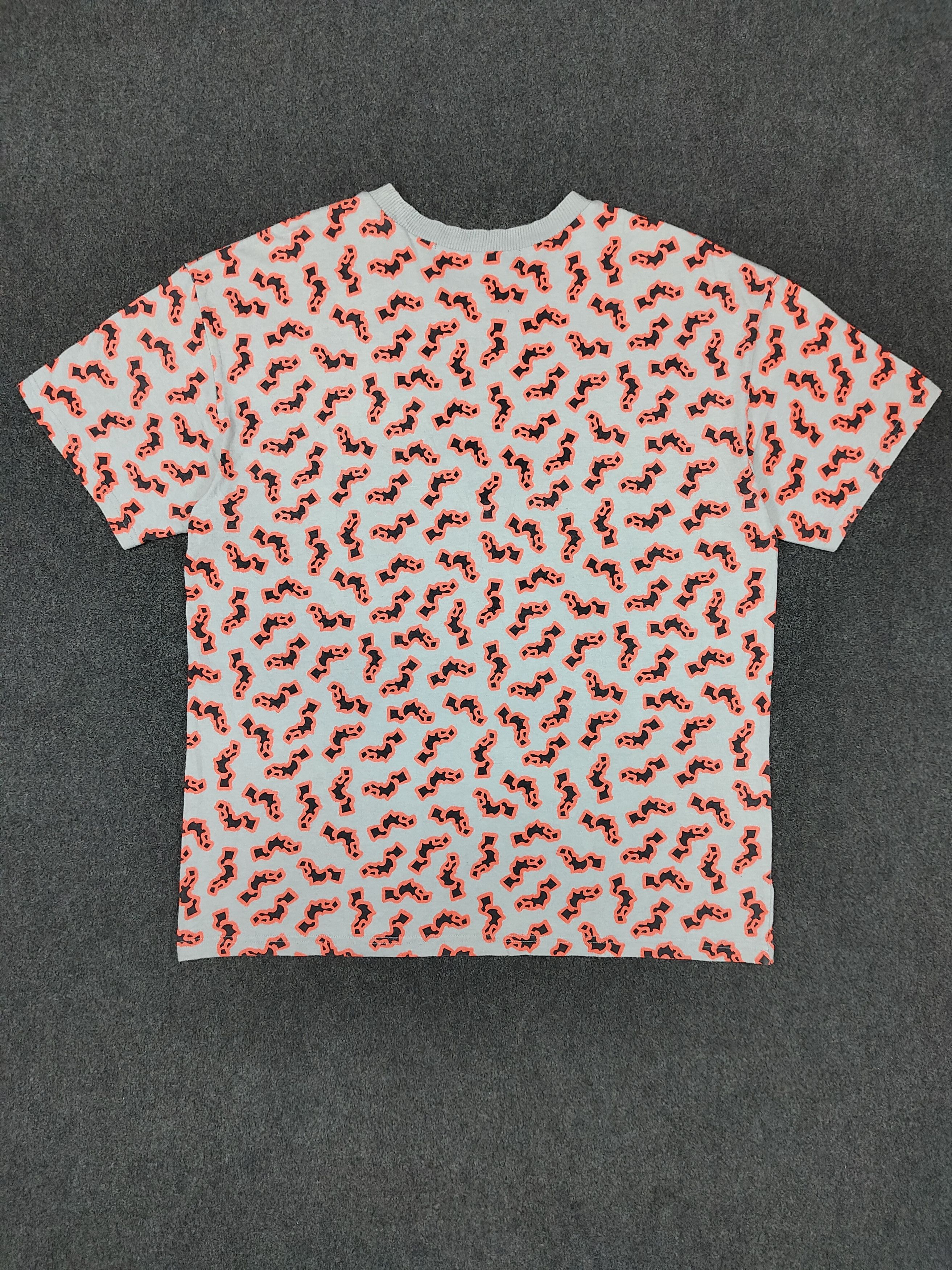 mercibeaucoup Mercibeaucoup All Over Neon Bat Graphic Pattern Harajuku Pop Size L / US 10 / IT 46 - 6 Thumbnail