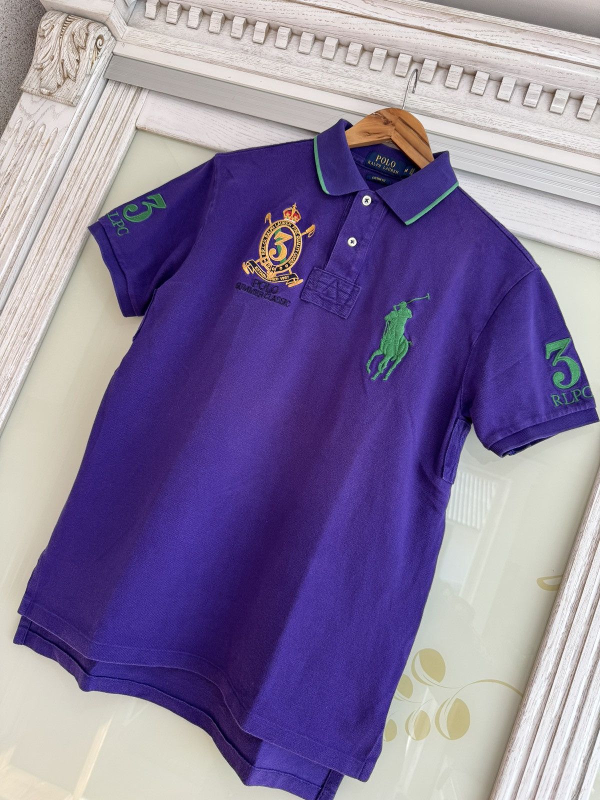 Polo Ralph Lauren × Ralph Lauren × Vintage Vintage Polo Ralph Lauren Summer Classic Polo T-Shirt Rare Size US M / EU 48-50 / 2 - 3 Thumbnail