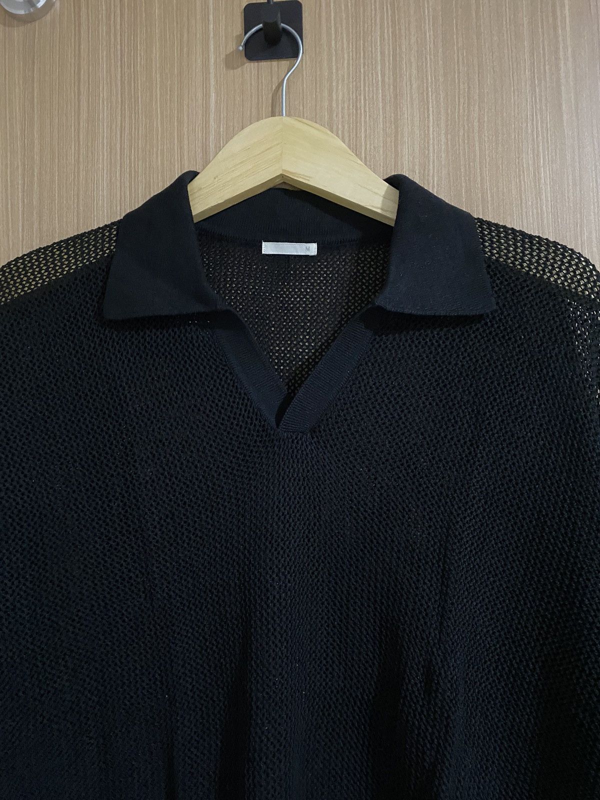 If Six Was Nine × Japanese Brand × Le Grande Bleu (L.G.B.) 2000s gu mesh polo t-shirt ifsixwasnine lgb Size US L / EU 52-54 / 3 - 2 Thumbnail