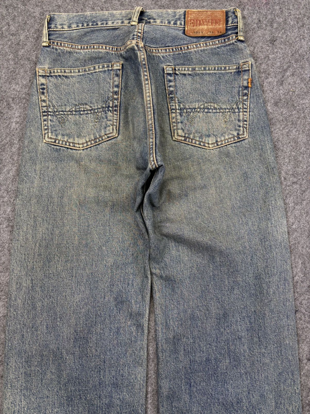 Edwin 💥Wide Selvedge💥Vintage Edwin 505X Medium Wash Denim F843 Size US 28 / EU 44 - 7 Thumbnail