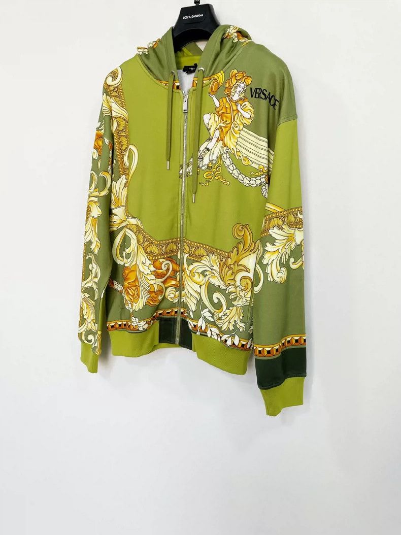 Versace VERSACE Cotton Hoodie with Zipper - dmc Size US XS / EU 42 / 0 - 1 Thumbnail