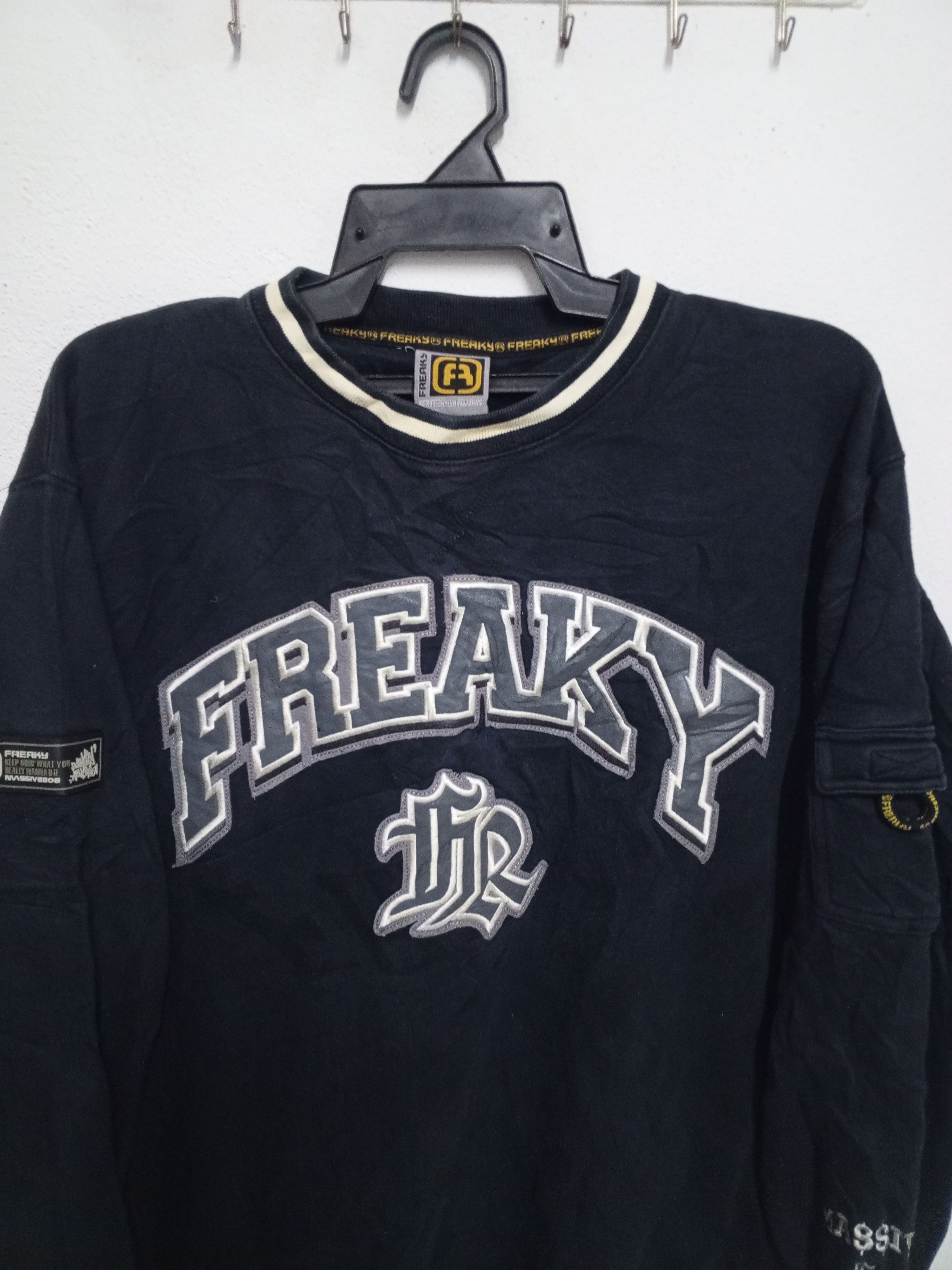 JNCO FREAKY SWEATSHIRT Y2K VINTAGE LOGO APPEARS RARE Size US XL / EU 56 / 4 - 5 Thumbnail