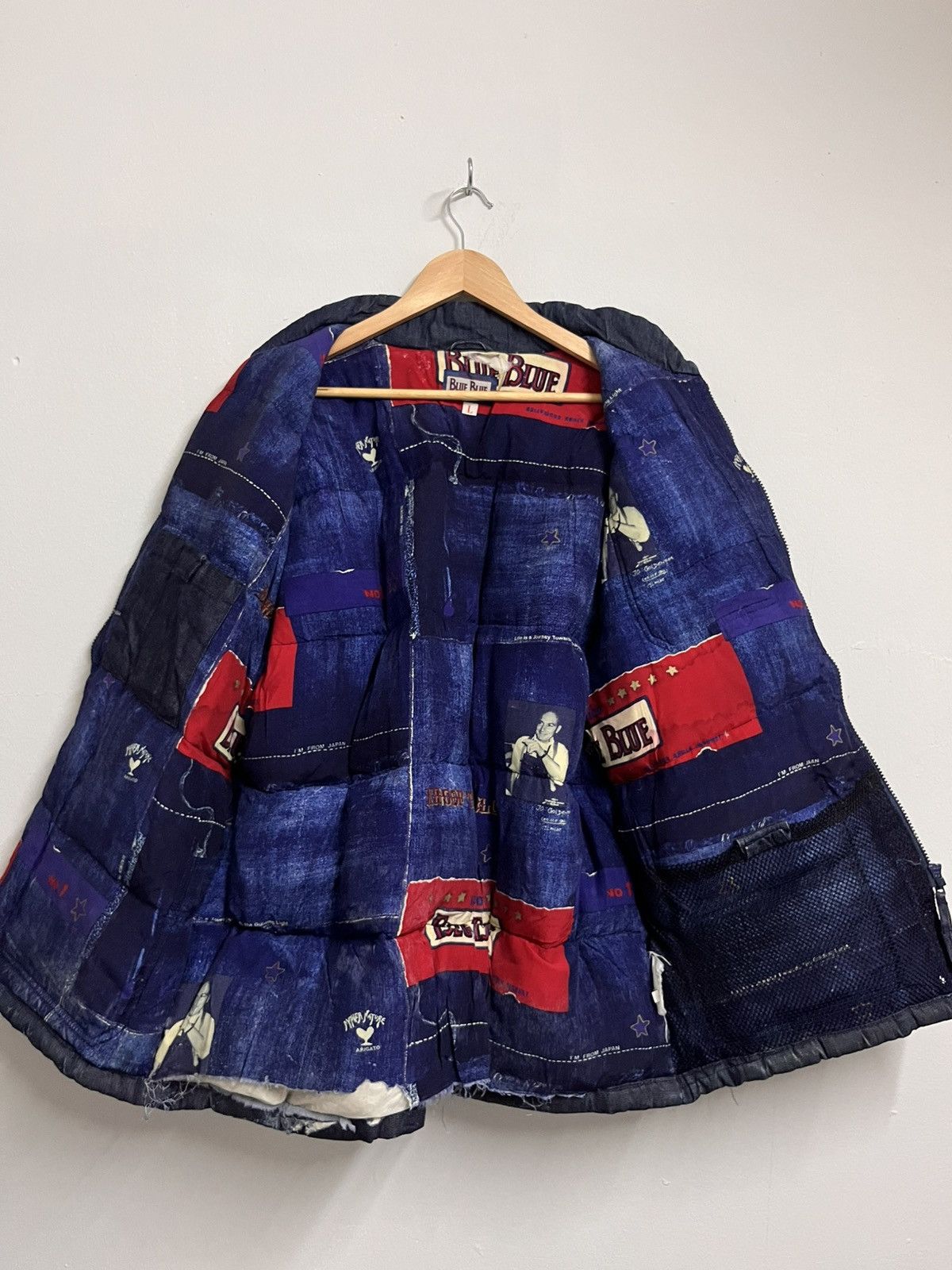 HOLLYWOOD RANCH MARKET 💥COLLECTORS ITEM💥BLUE BLUE JAPAN X HR MARKET INDIGO DENIM Size US L / EU 52-54 / 3 - 1 Thumbnail