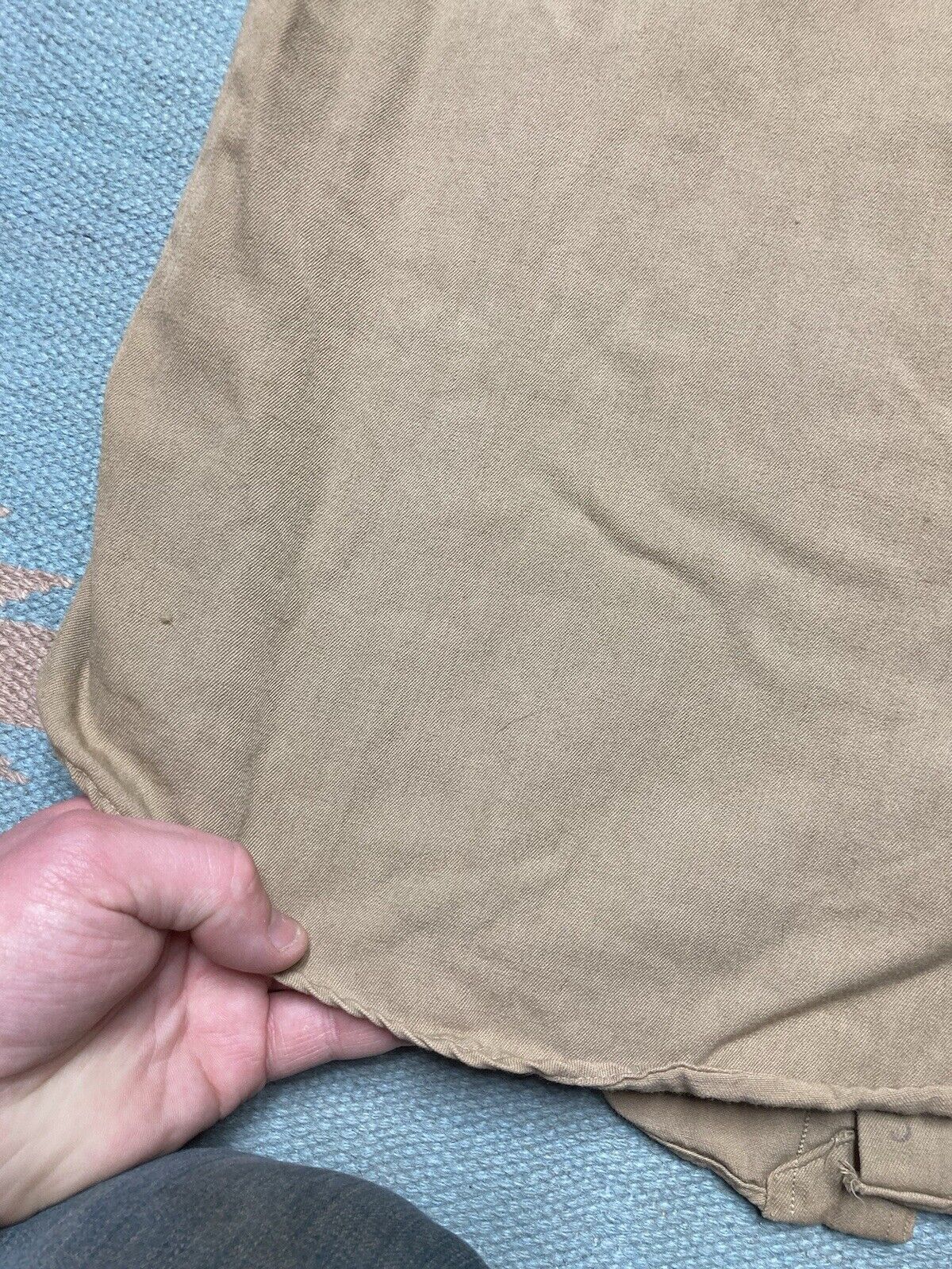 Vintage 1940s Yale military regulation shirt wool gabardine WWII sma Size US S / EU 44-46 / 1 - 10 Thumbnail