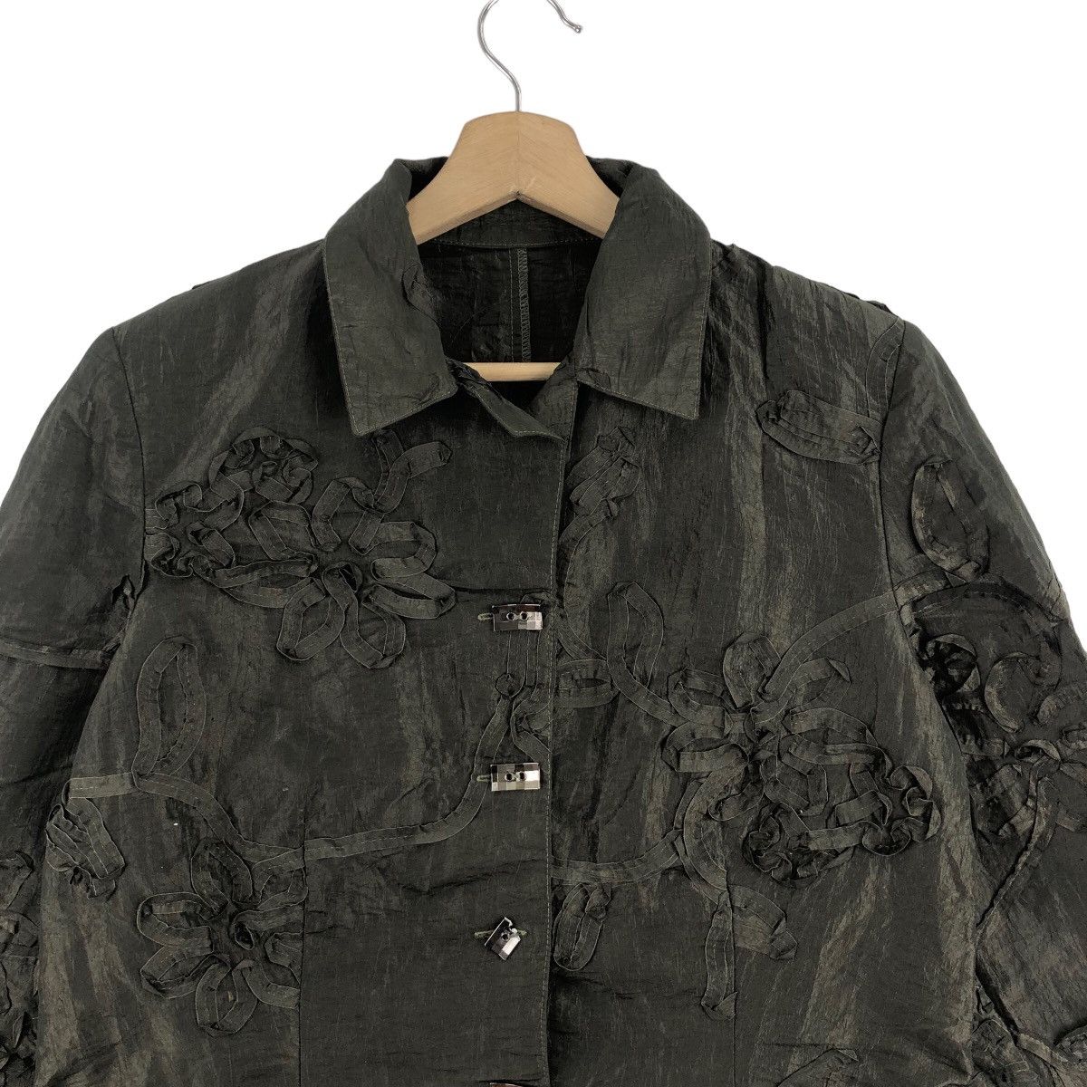 Romeo Gigli × Vintage Vintage 90s GIGLI DEL CAMPO Jacket Abstract Flower Size M / US 6-8 / IT 42-44 - 2 Thumbnail