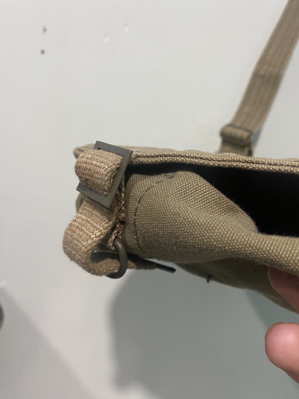 Vintage Rare Vintage 70s Ration Bag Soldiers Issue Field Canvas Nato Size ONE SIZE - 6 Thumbnail