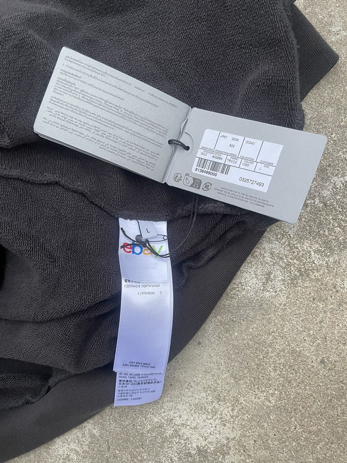 Balenciaga eBay Zip Hoodie Size US L / EU 52-54 / 3 - 8 Thumbnail