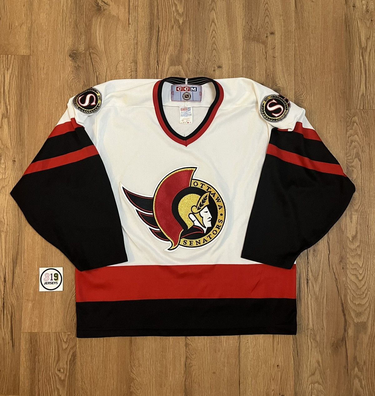 Ccm Vintage NHL CCM Ottawa Senators Hockey Jersey Size US L / EU 52-54 / 3 - 1 Thumbnail