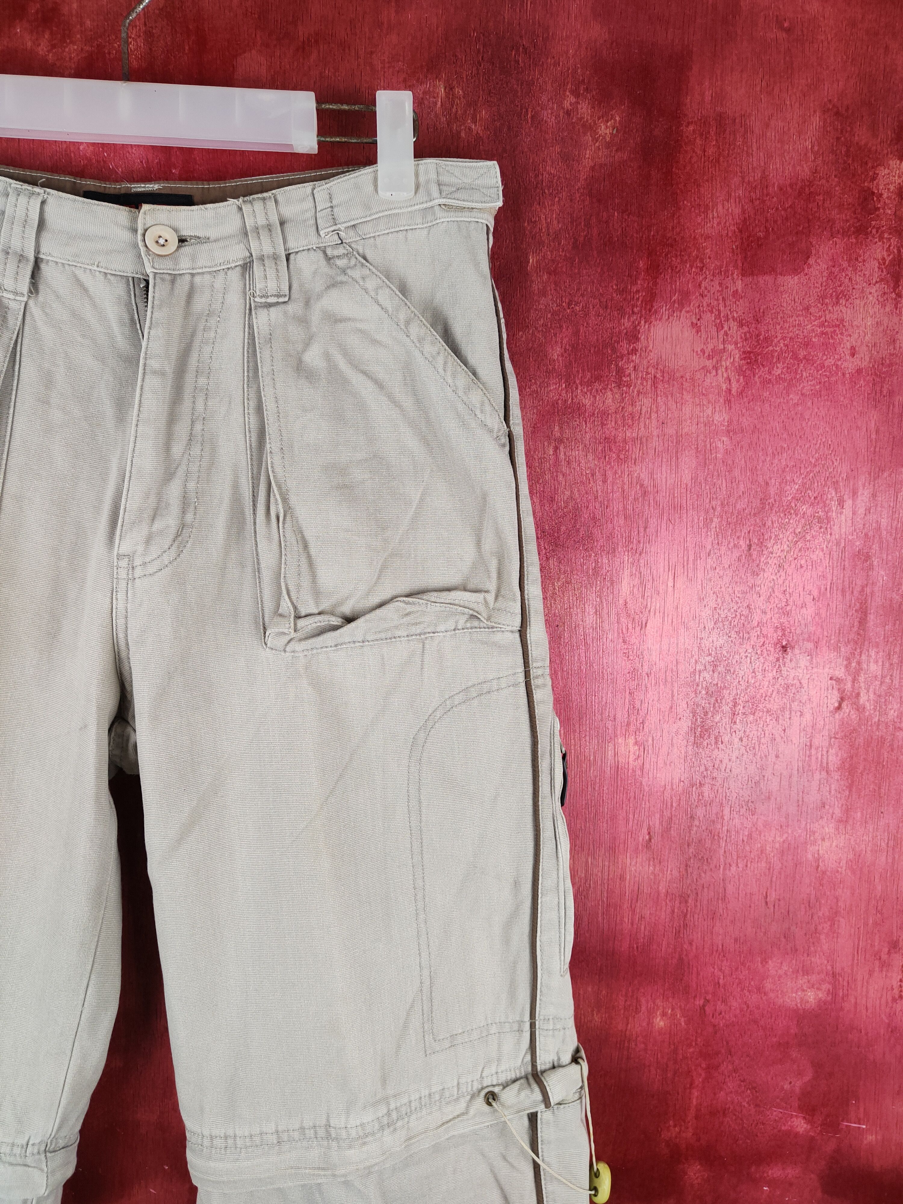Japanese Brand Ambros Beige Multipocket Tactical Cargo Pants #1518 Size US 31 - 5 Thumbnail