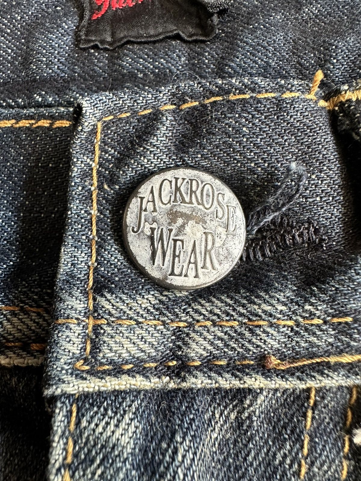 JACKROSE 00's Jackrose j-rock tribe couture boro denim jeans Size US 31 - 10 Thumbnail