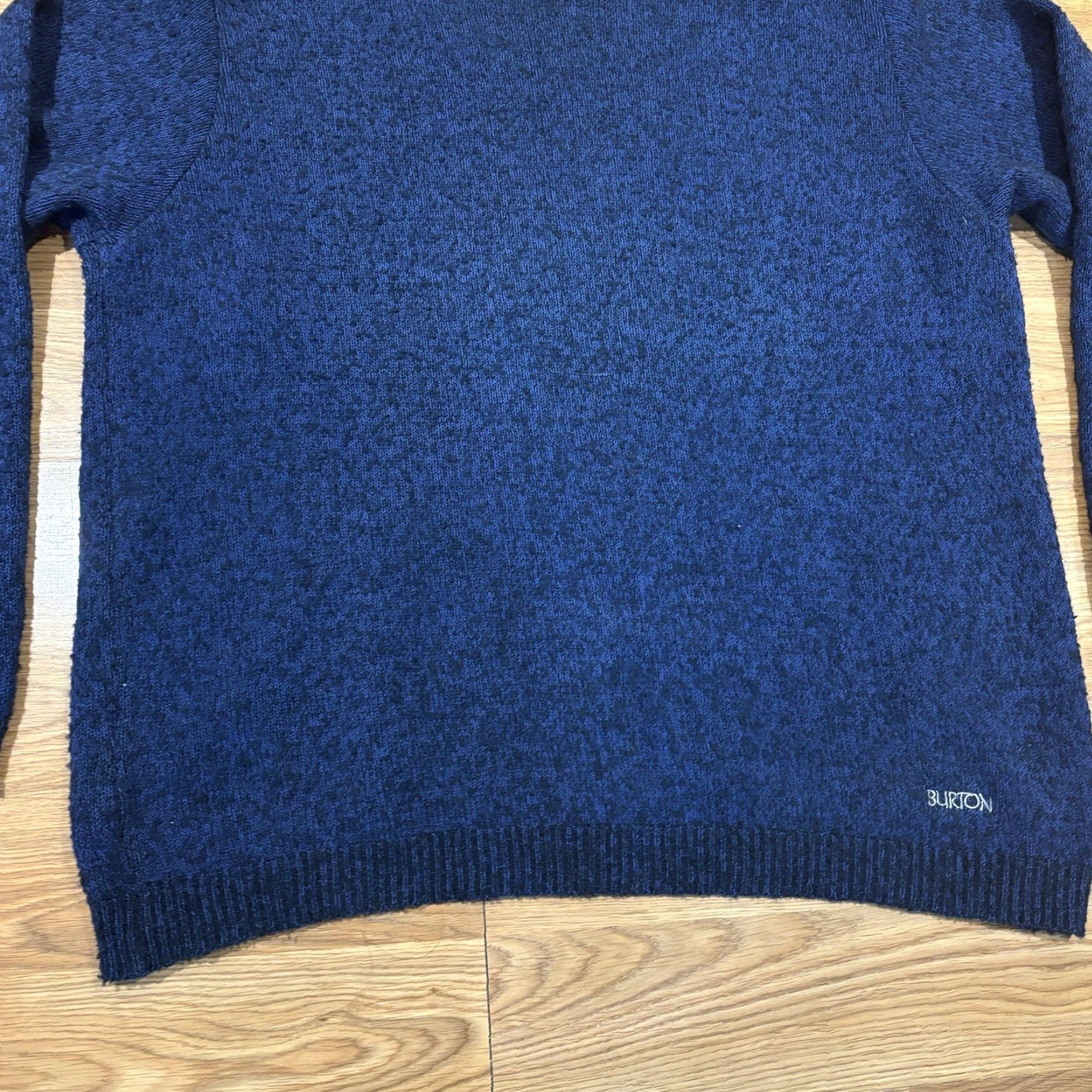 Burton VINTAGE Burton Snowboards Sweater Navy Blue Wool Blend Pullover Men’s Size Small Size US S / EU 44-46 / 1 - 4 Thumbnail
