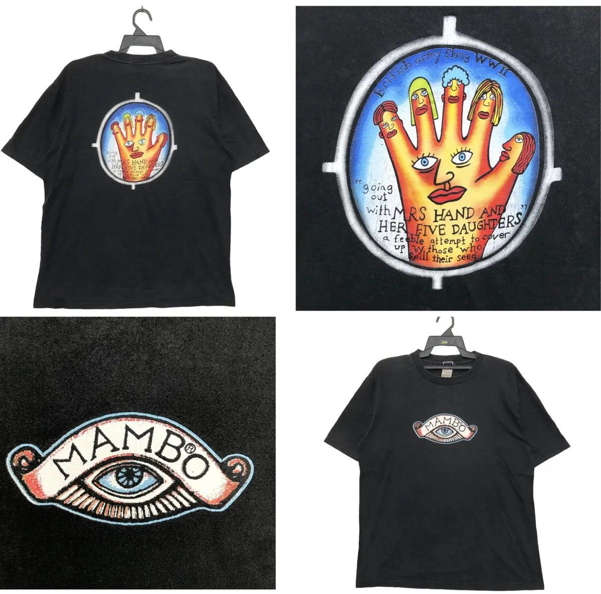 Mambo Vintage 2000s Mambo Big Logo T-shirt | M | Mrs Hand and Her Size US M / EU 48-50 / 2 - 1 Thumbnail