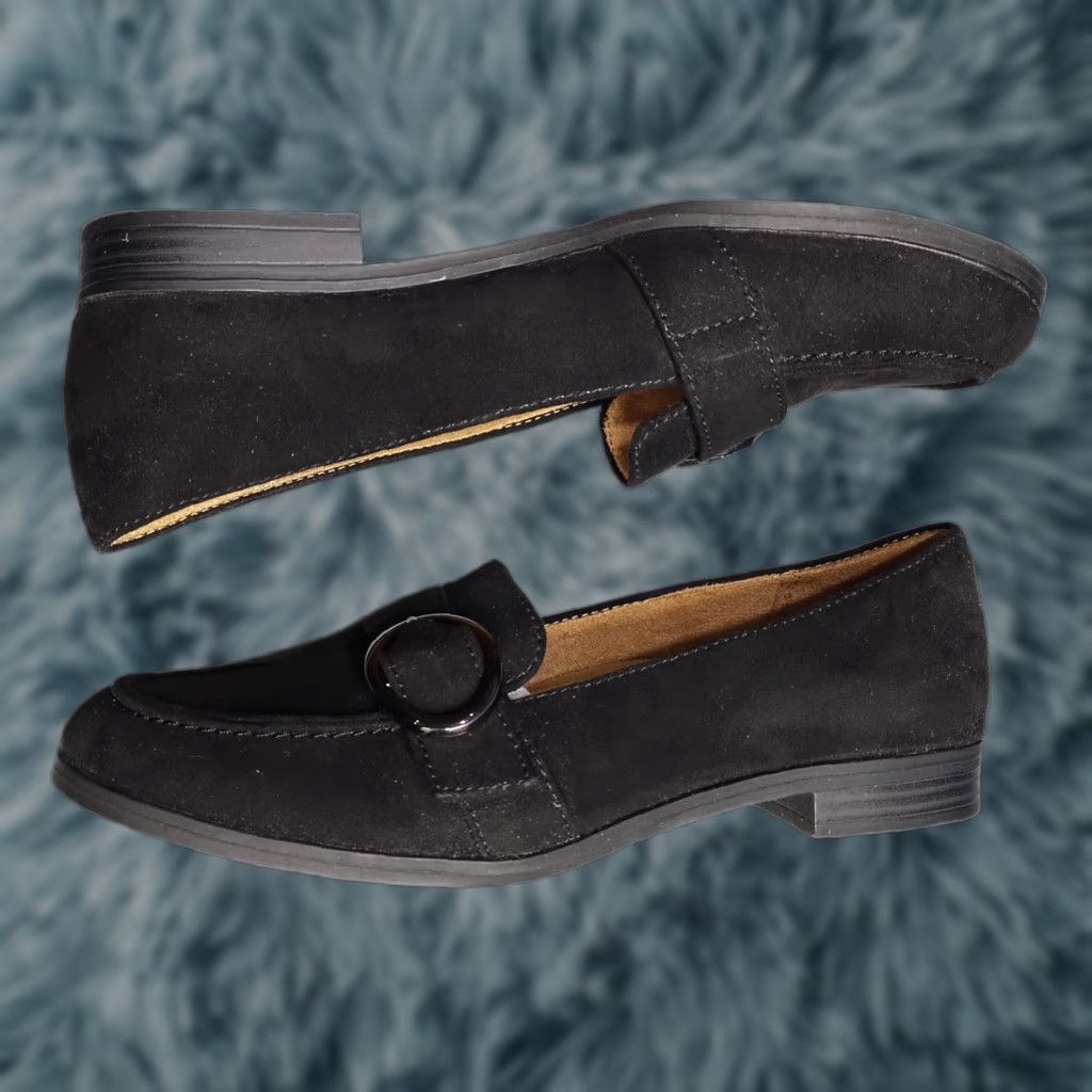 Naturalizer Naturalizer Mina Low Top Loafers Womens 7.5M Black Upper Fabric Comfort Slip On Regular Size Womens Leather? Size M / US 6-8 / IT 42-44 - 1 Thumbnail