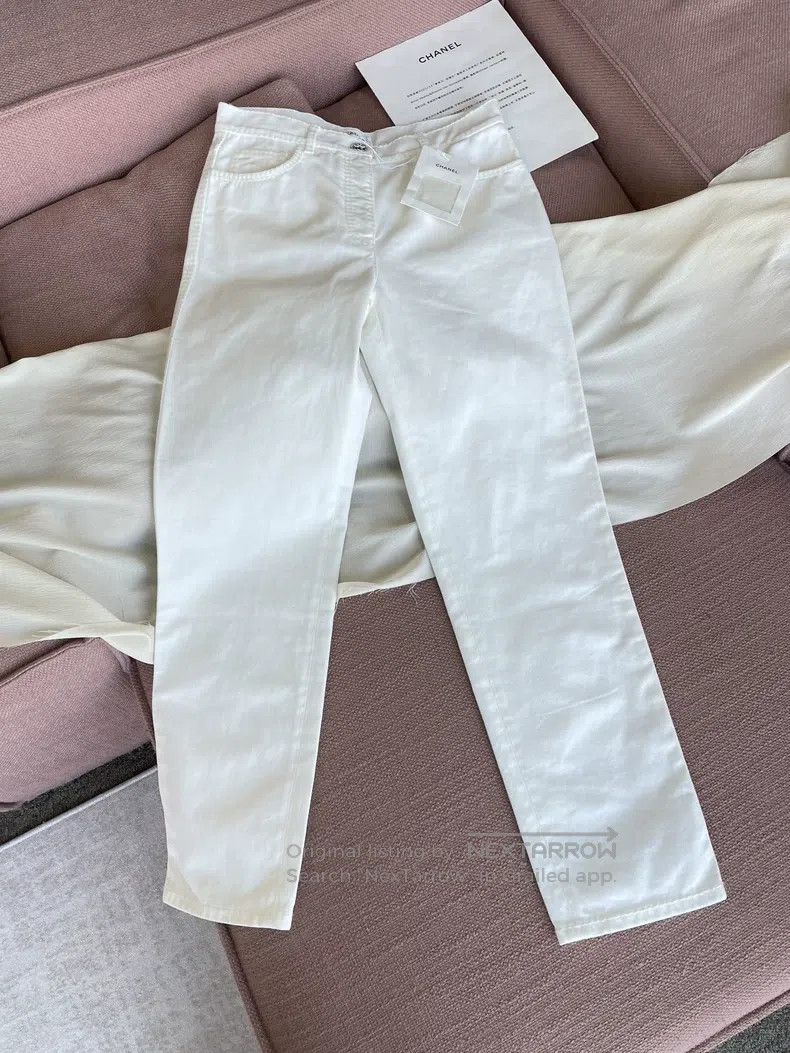 Chanel Chanel Double-C jeans with white back Size 25" / US 0 / IT 36 - 3 Thumbnail