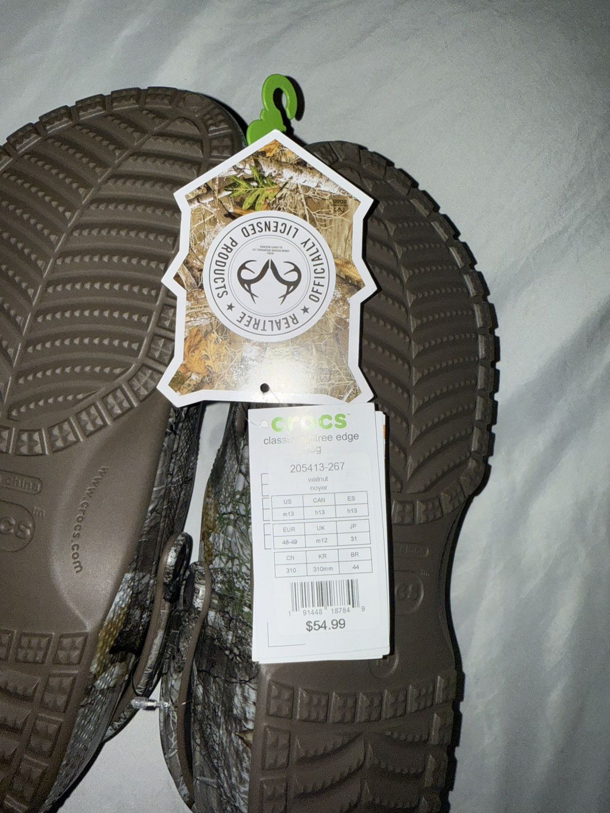 Crocs Classic Realtree Edge Clog - Crocs Size US 13 / EU 46 - 4 Thumbnail