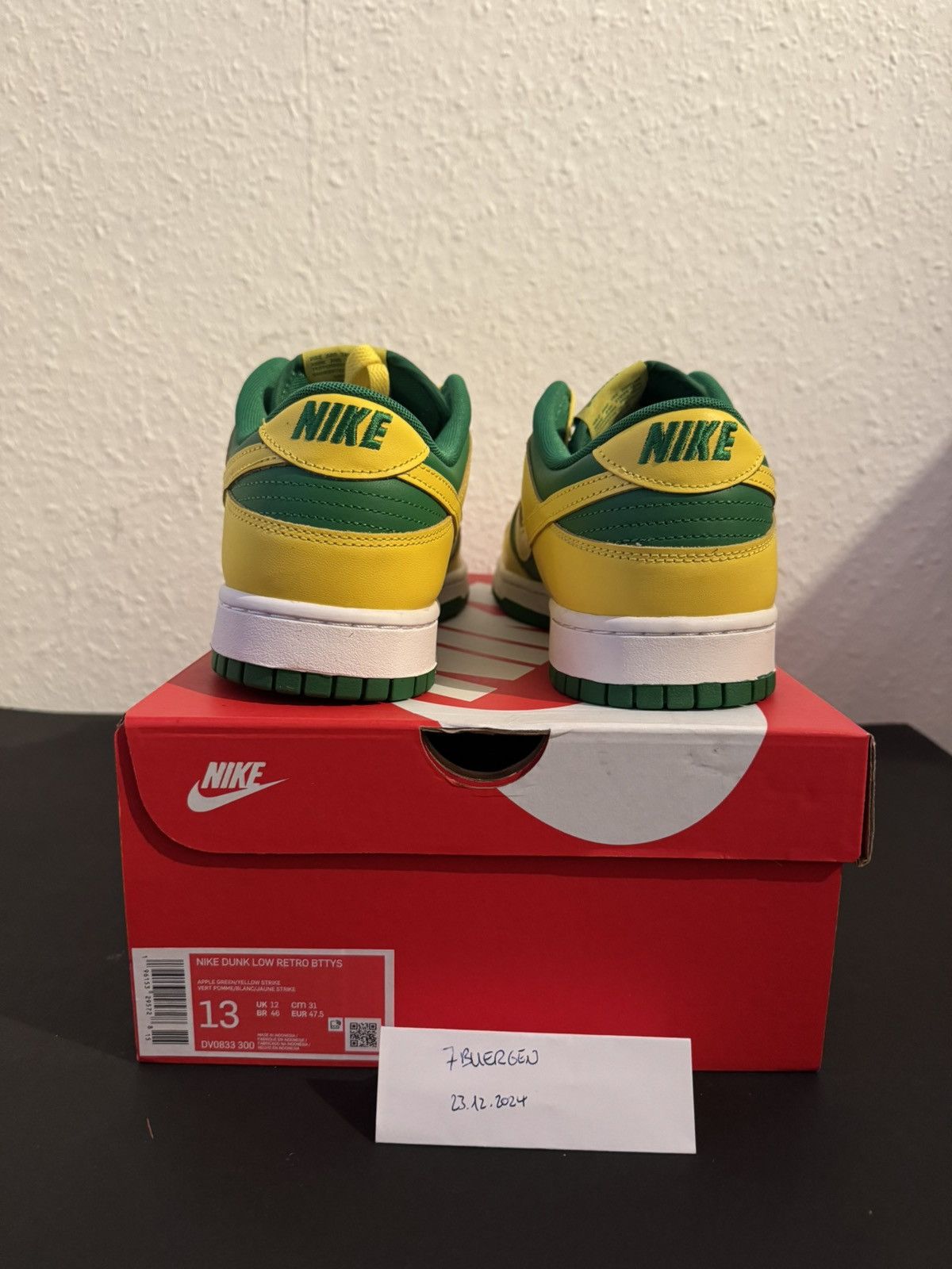 Nike ✅ US M13 Nike Dunk Low Retro Reverse Brazil EU 38 Size US 13 / EU 46 - 2 Thumbnail